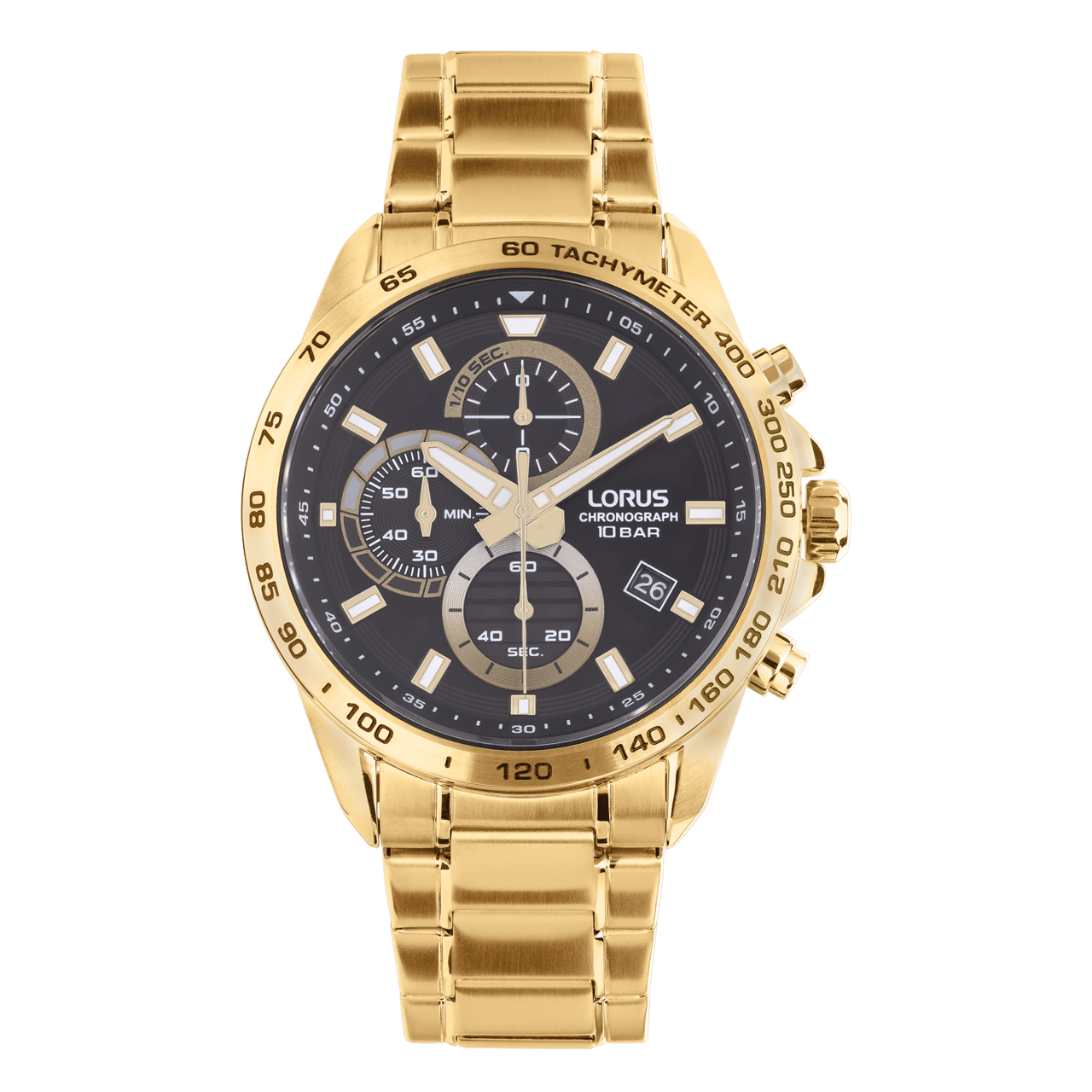 Lorus goldfarbene Herrenuhr RM358JX9