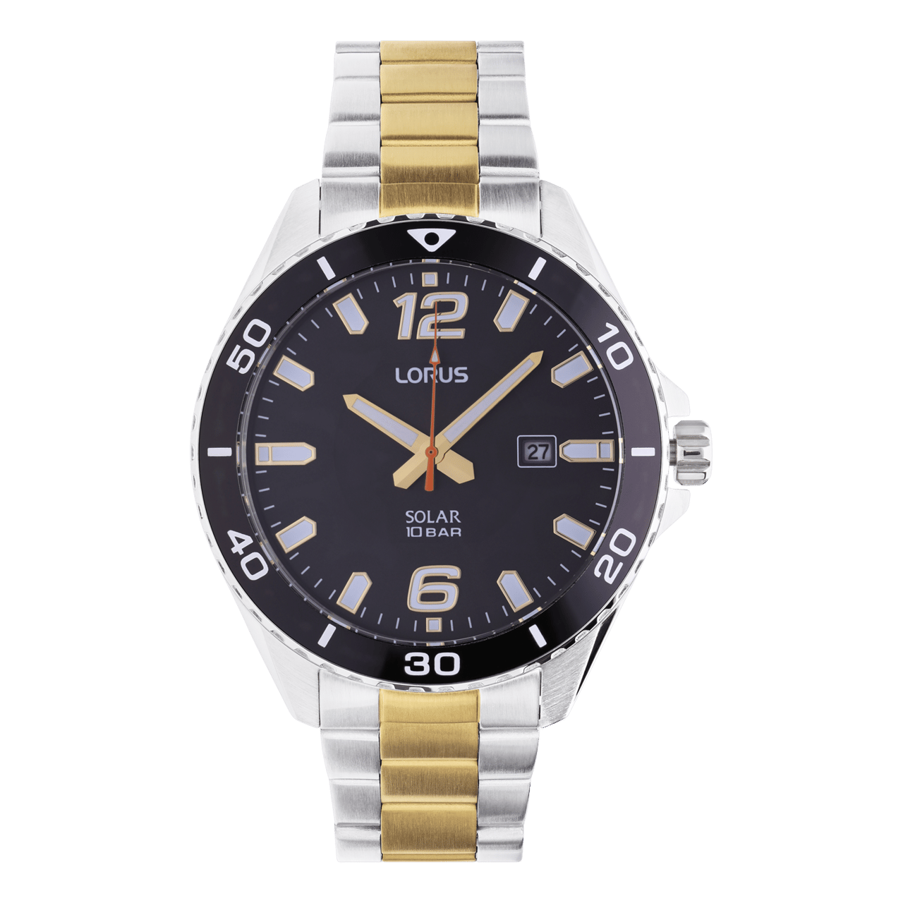 Lorus solar herenhorloge bicolor RX363AX9