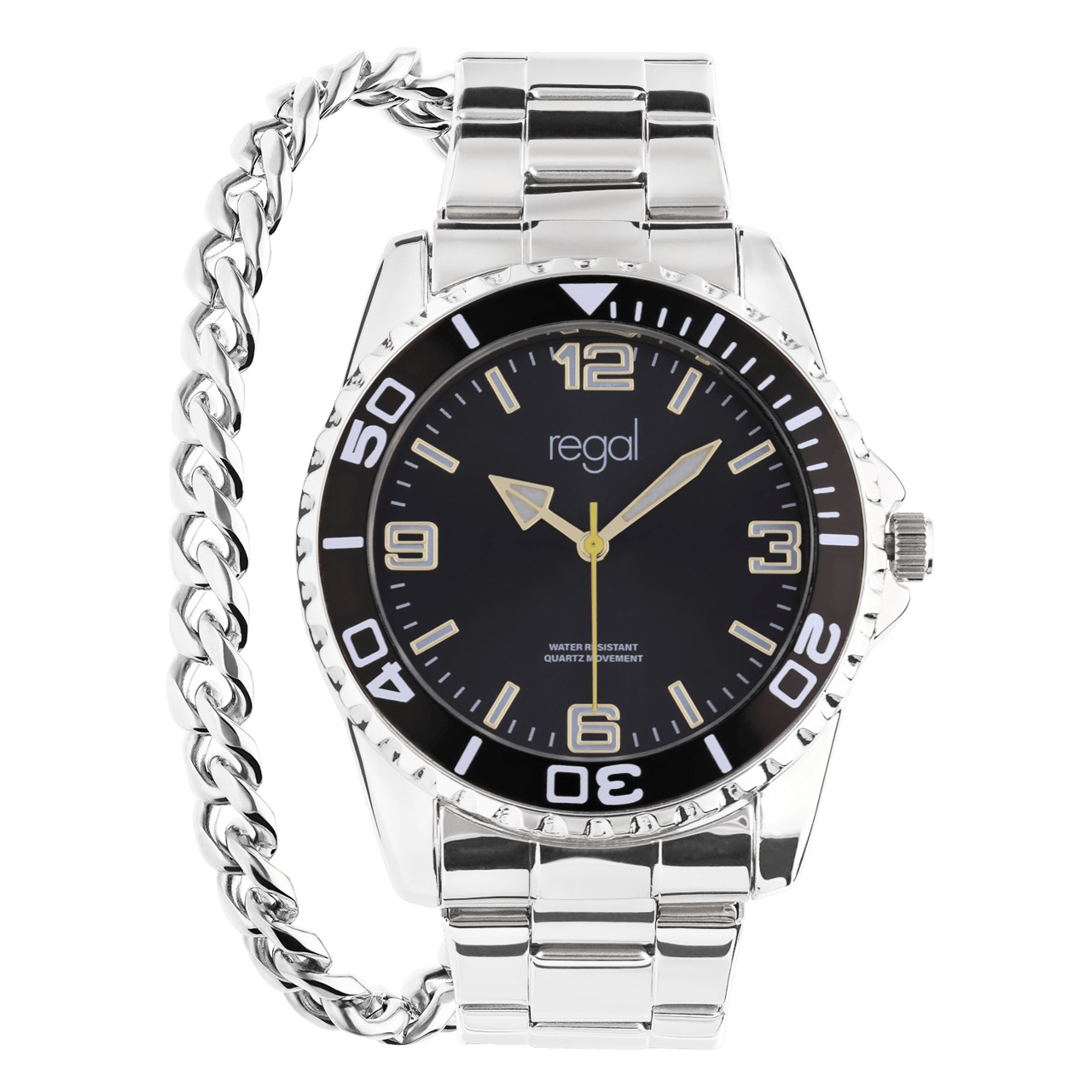 Regal cadeauset met gratis zilverkleurige armband
