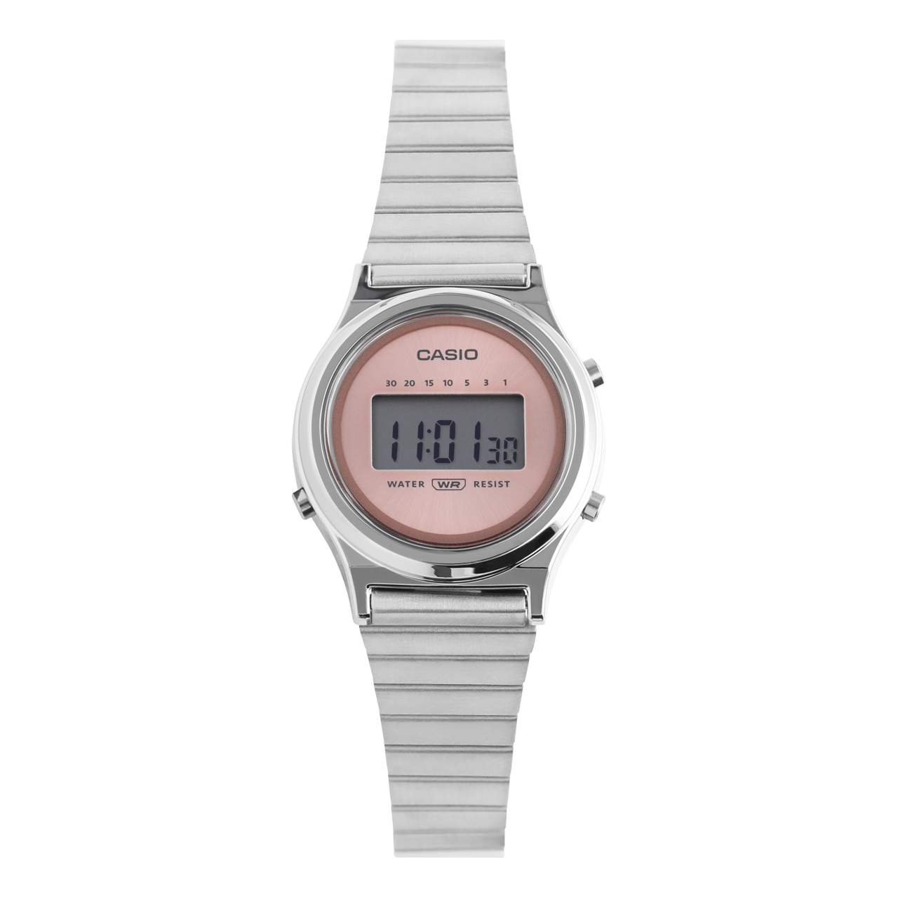 Casio Armbanduhr im Retrolook für Damen, Rosa, LA700WE-4AEF