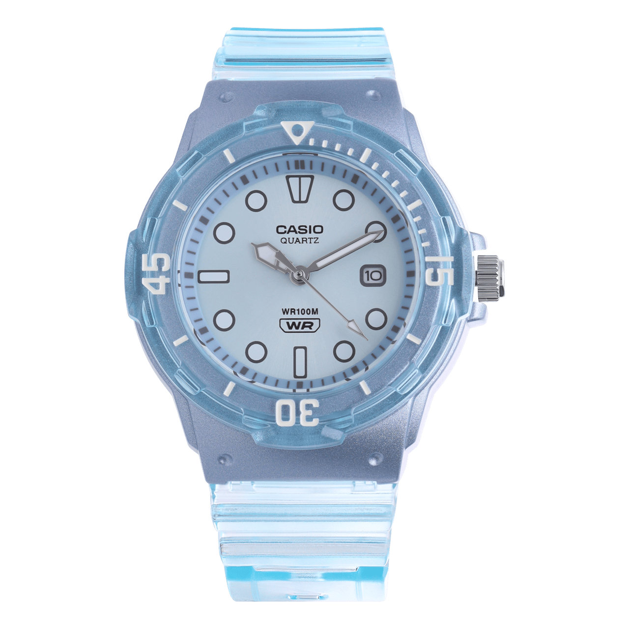 Casio Armbanduhr für Damen, Silikon, Blau, LRW-200HS-2EVEF