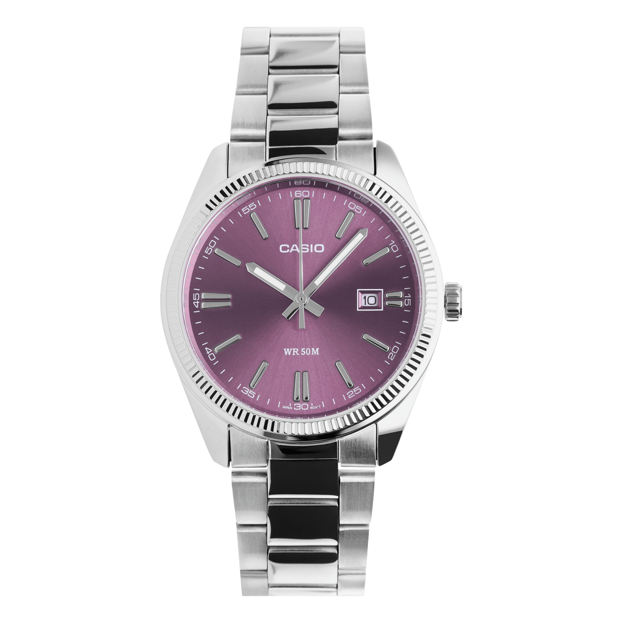 Casio Armbanduhr mit lila Zifferblatt MTP-1302PD-6AVEF