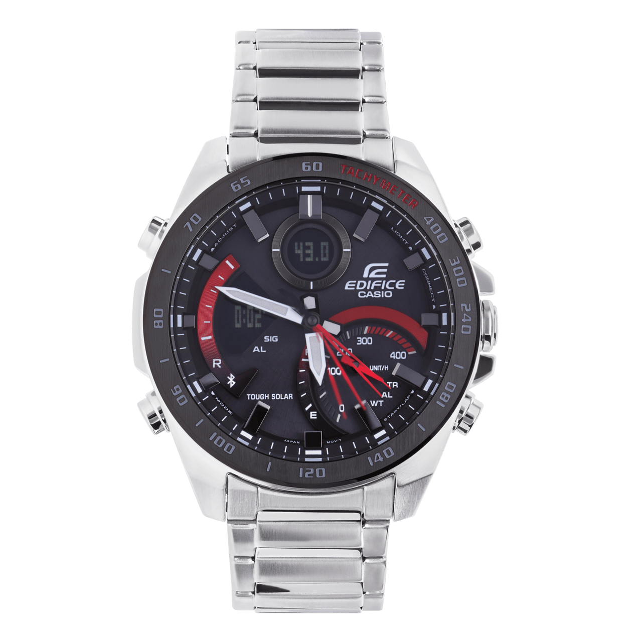 Edifice Solar horloge stainless steel band ECB-900DB-1AER