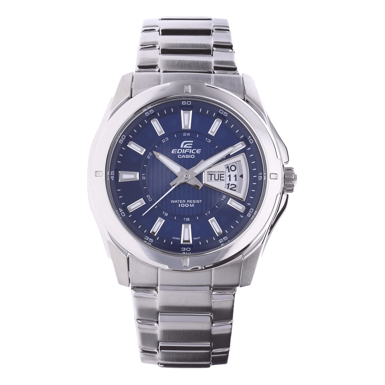 Edifice Uhr mit Armband aus Edelstahl EF-129D-2AVEF