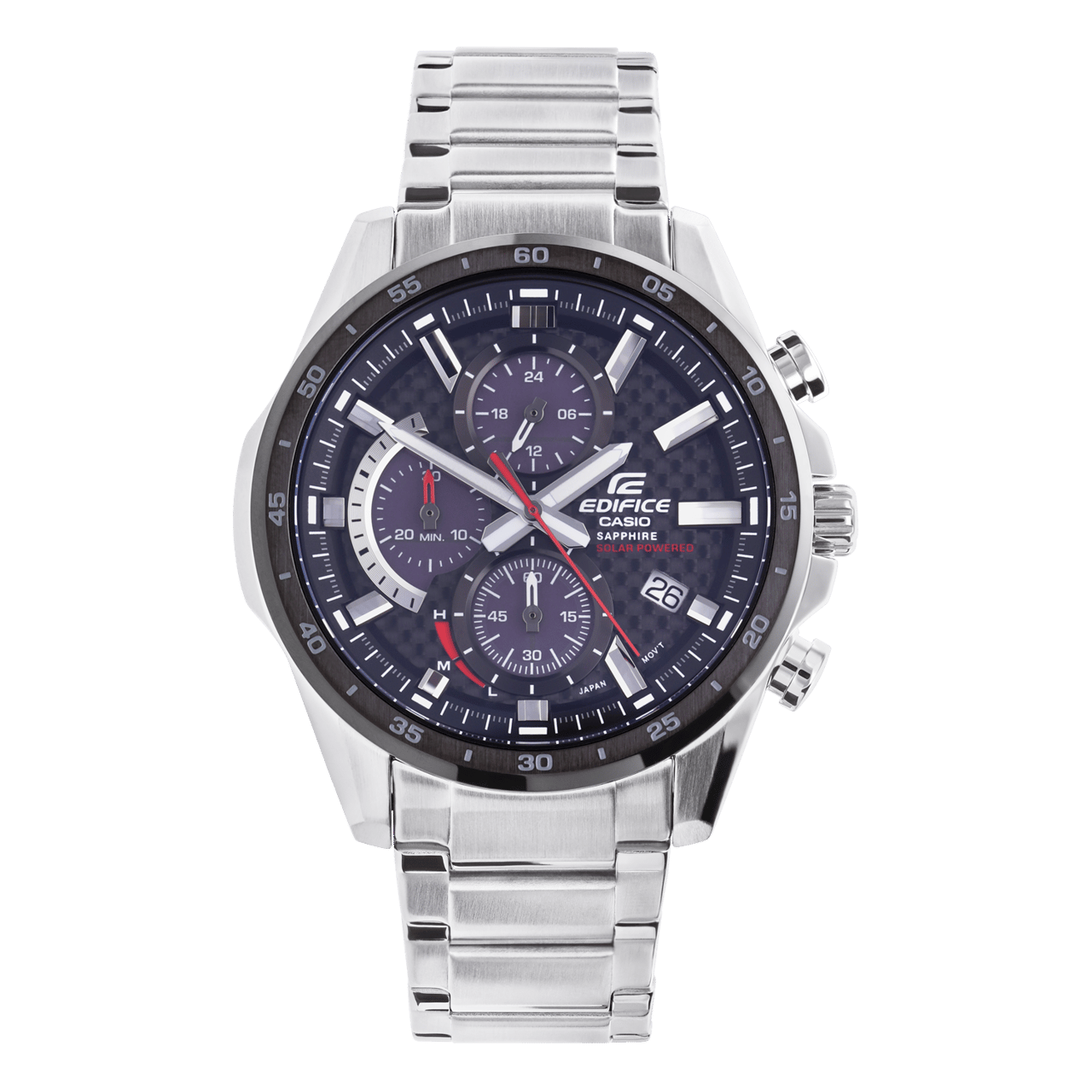 Edifice horloge stainless steel band solar EFS-S540DB-1AUEF