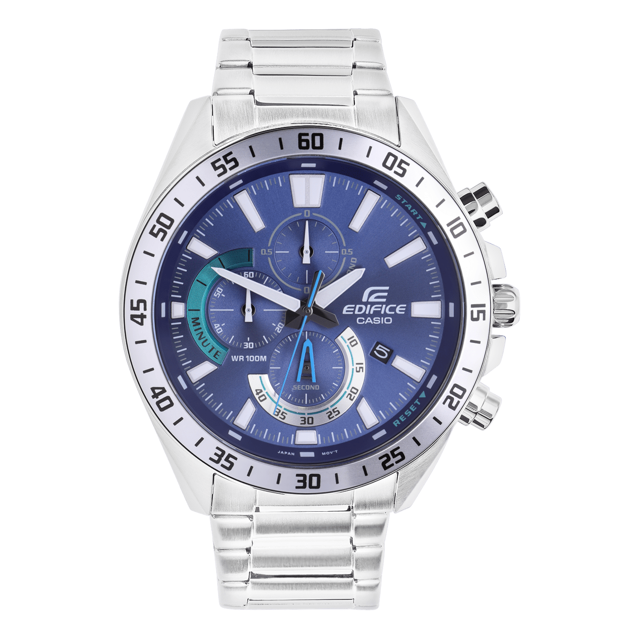 Edifice Uhr mit Armband aus Edelstahl EFV-620D-2AVUEF