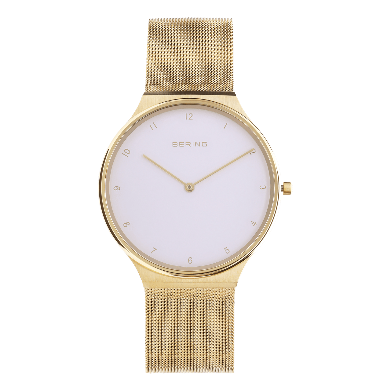 Bering Uhr mit Armband aus Mesh, Gold, 18440-3334