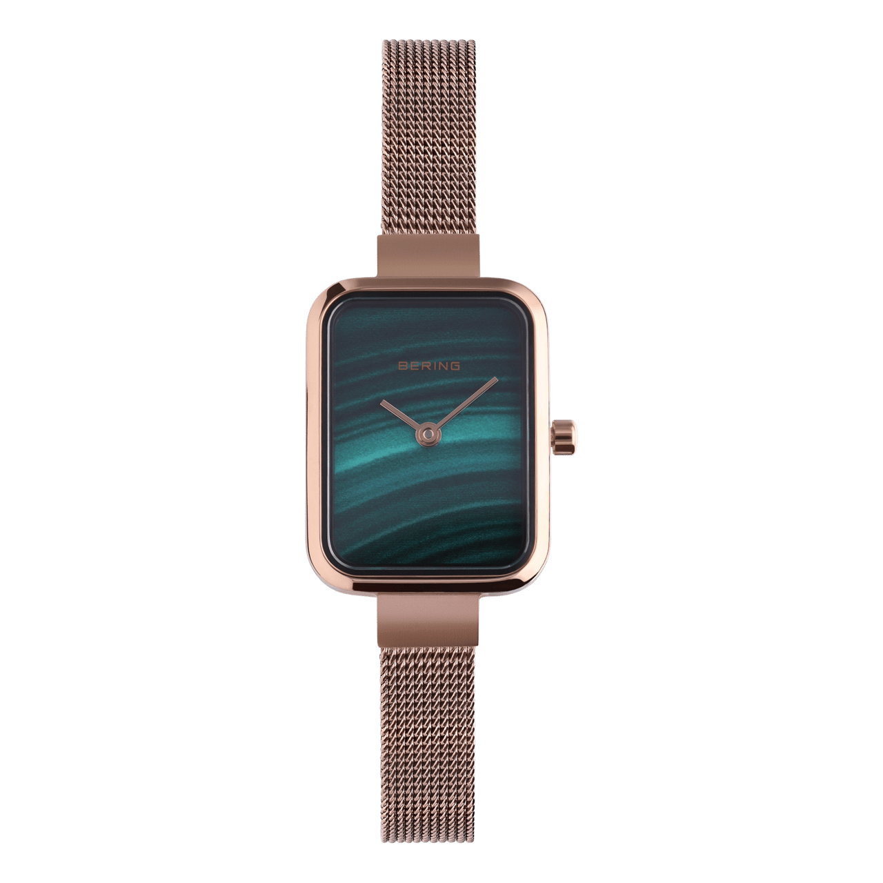 Bering Uhr mit Armband aus Mesh, Rosé, 14520-368