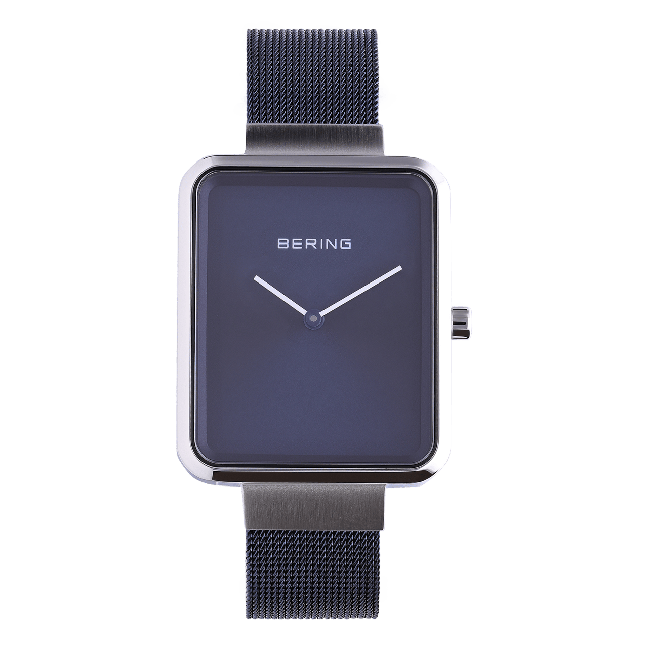 Bering horloge met mesh band blauw 14528-307