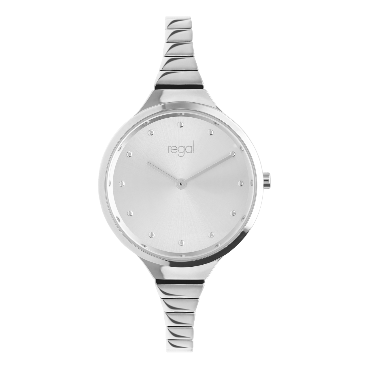 Regal Armbanduhr für Damen, silberfarben