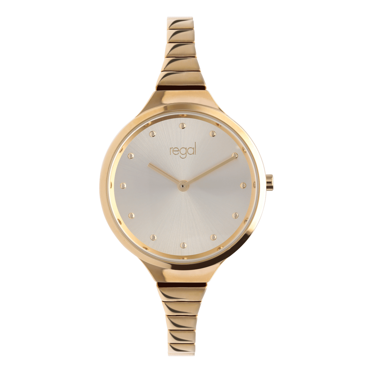 Regal Armbanduhr für Damen, goldfarben
