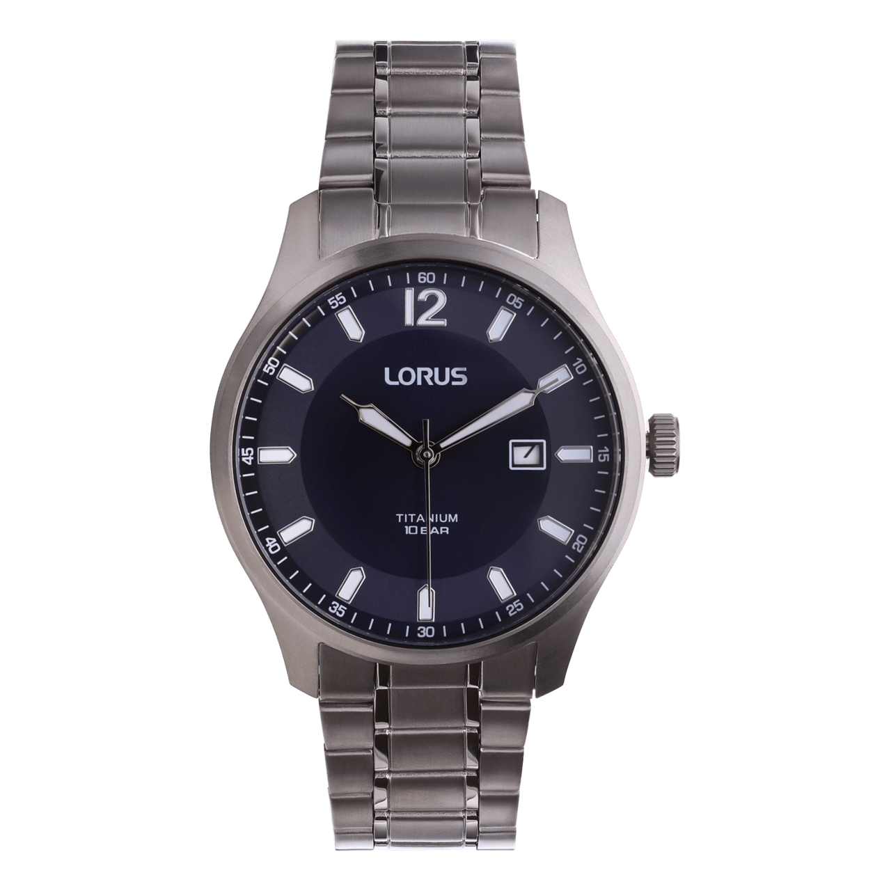 Lorus Herrenuhr, Titan, blaues Zifferblatt, RH997QX9