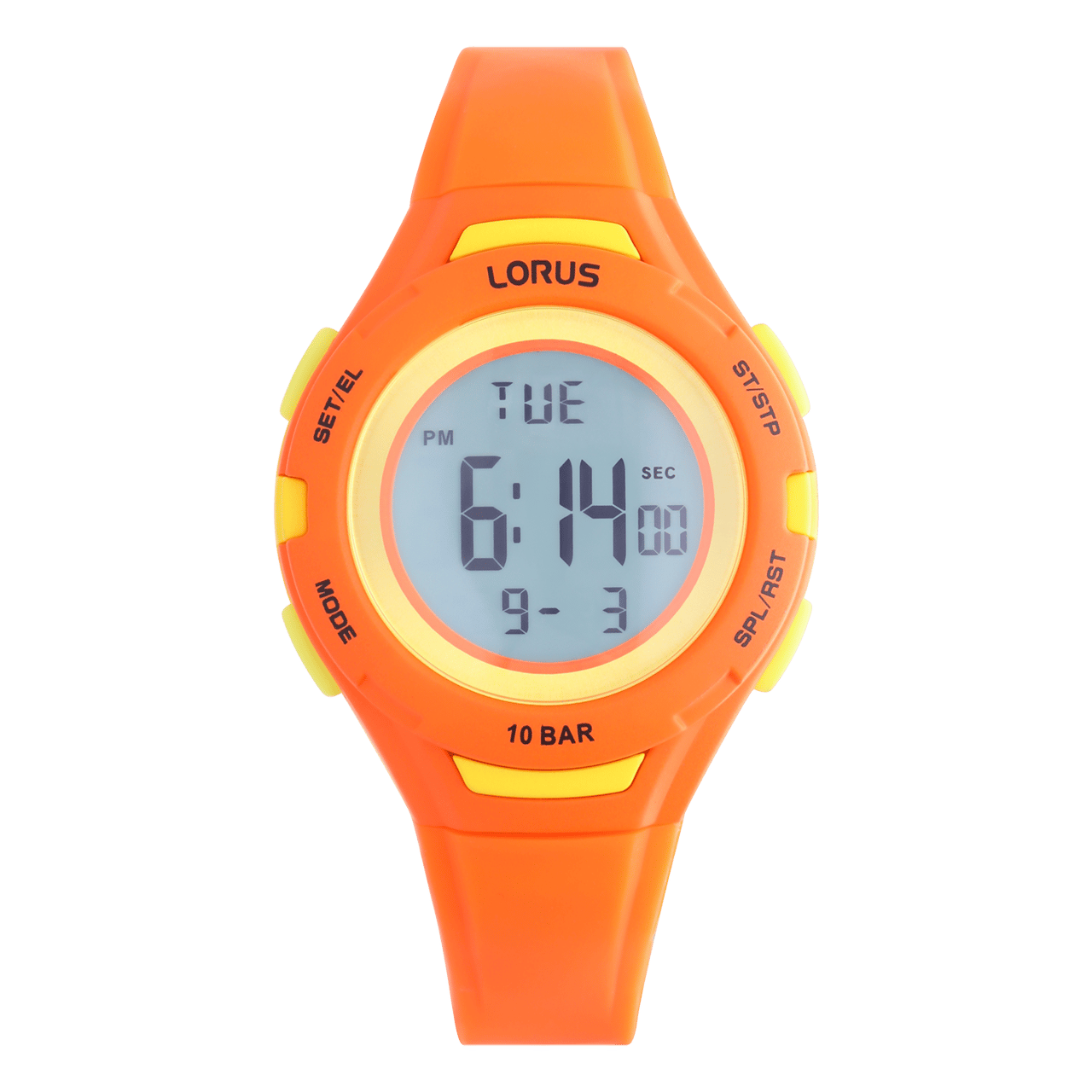 Lorus, Kinder-Digitaluhr, Orange, R2399PX9
