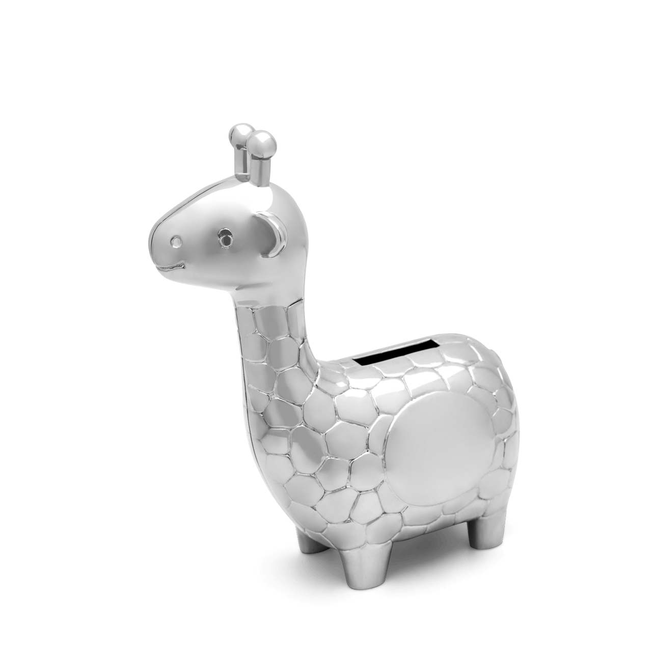 Versilberte Spardose, Giraffe