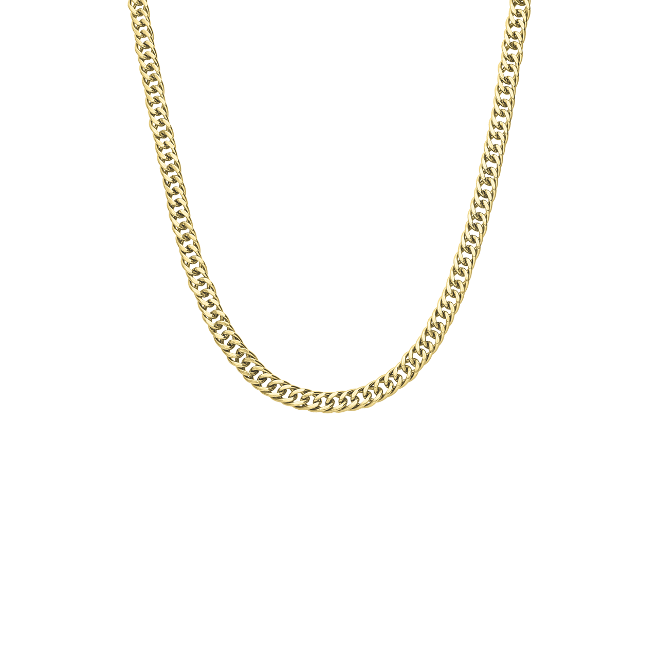 Guess Halskette für Herren aus Edelstahl, vergoldet, MY CHAINS