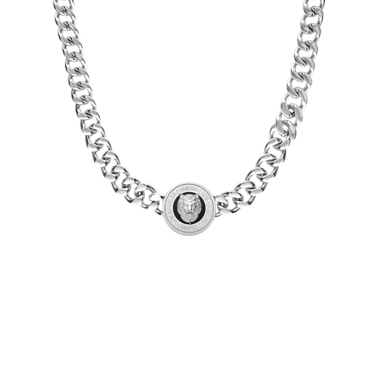 Guess heren stainless steel collier LION KING