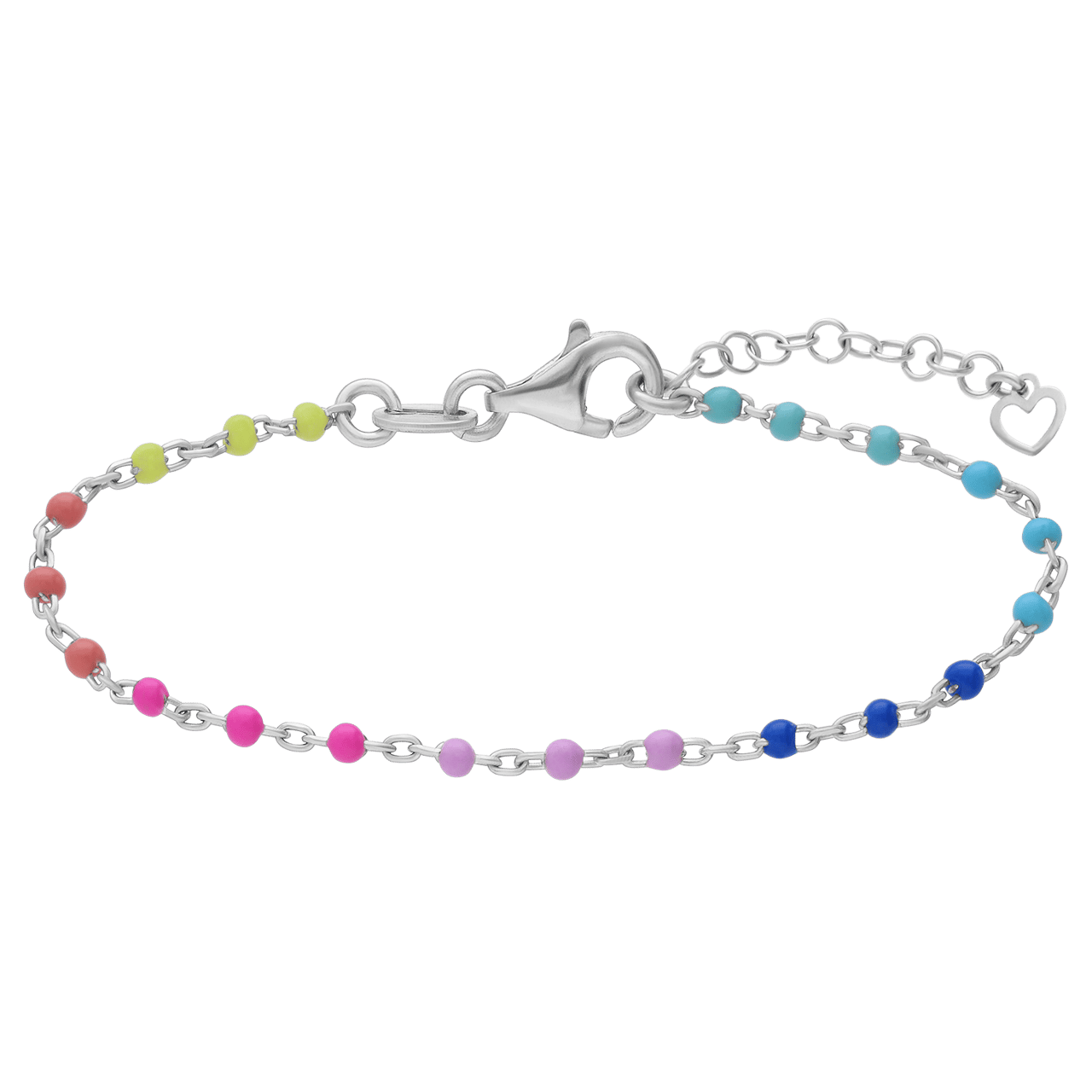 Armband für Kinder aus 925er Silber, Kugel, mehrfarbig