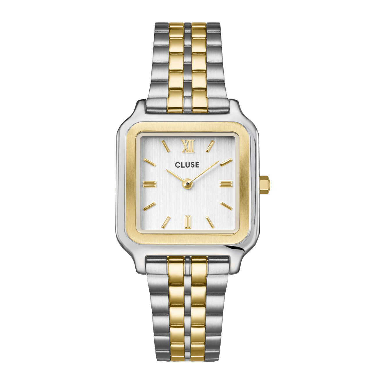 CLUSE - Gracieuse stainless steel dameshorloge bicolor