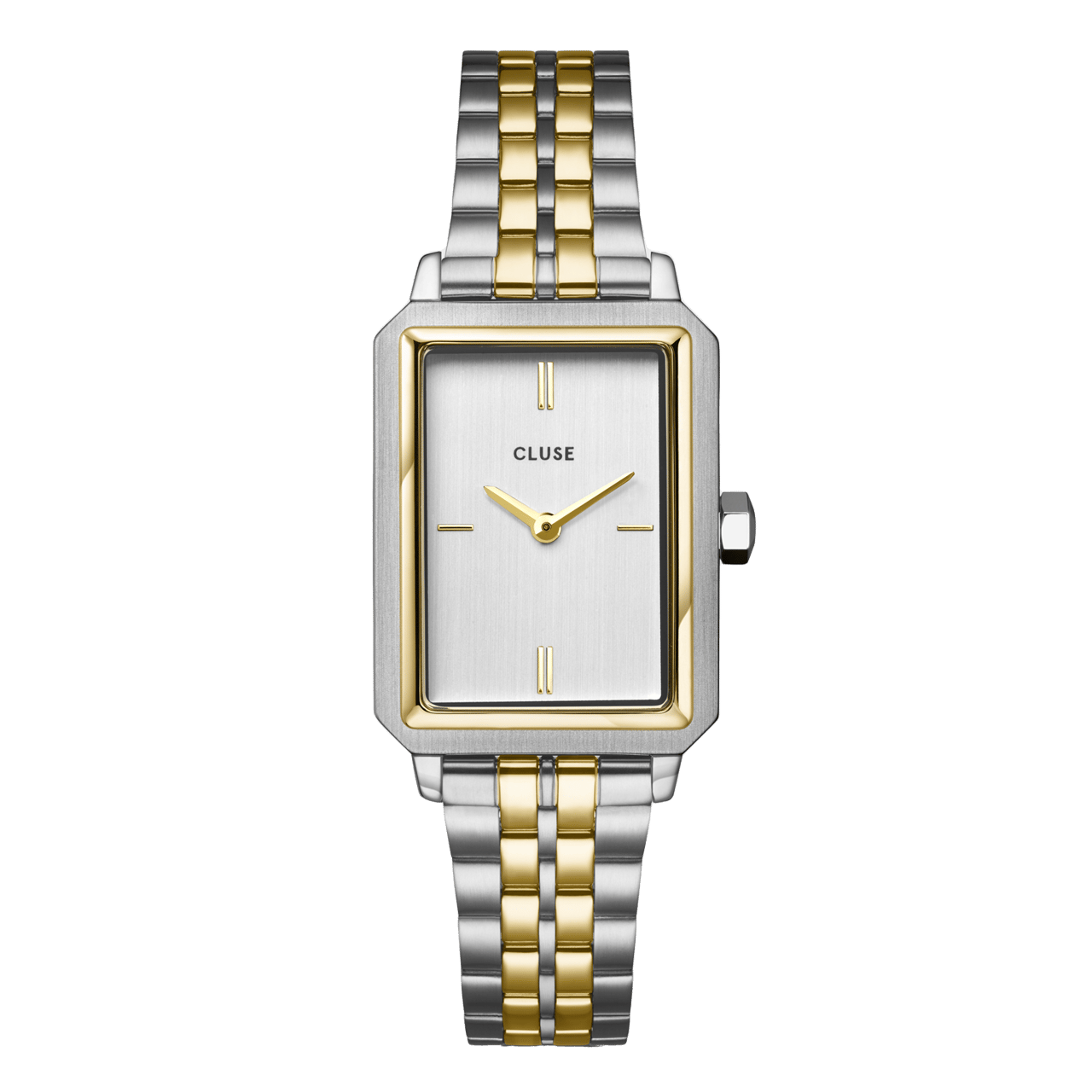 CLUSE - Damenarmbanduhr Fluette, Edelstahl, zweifarbig