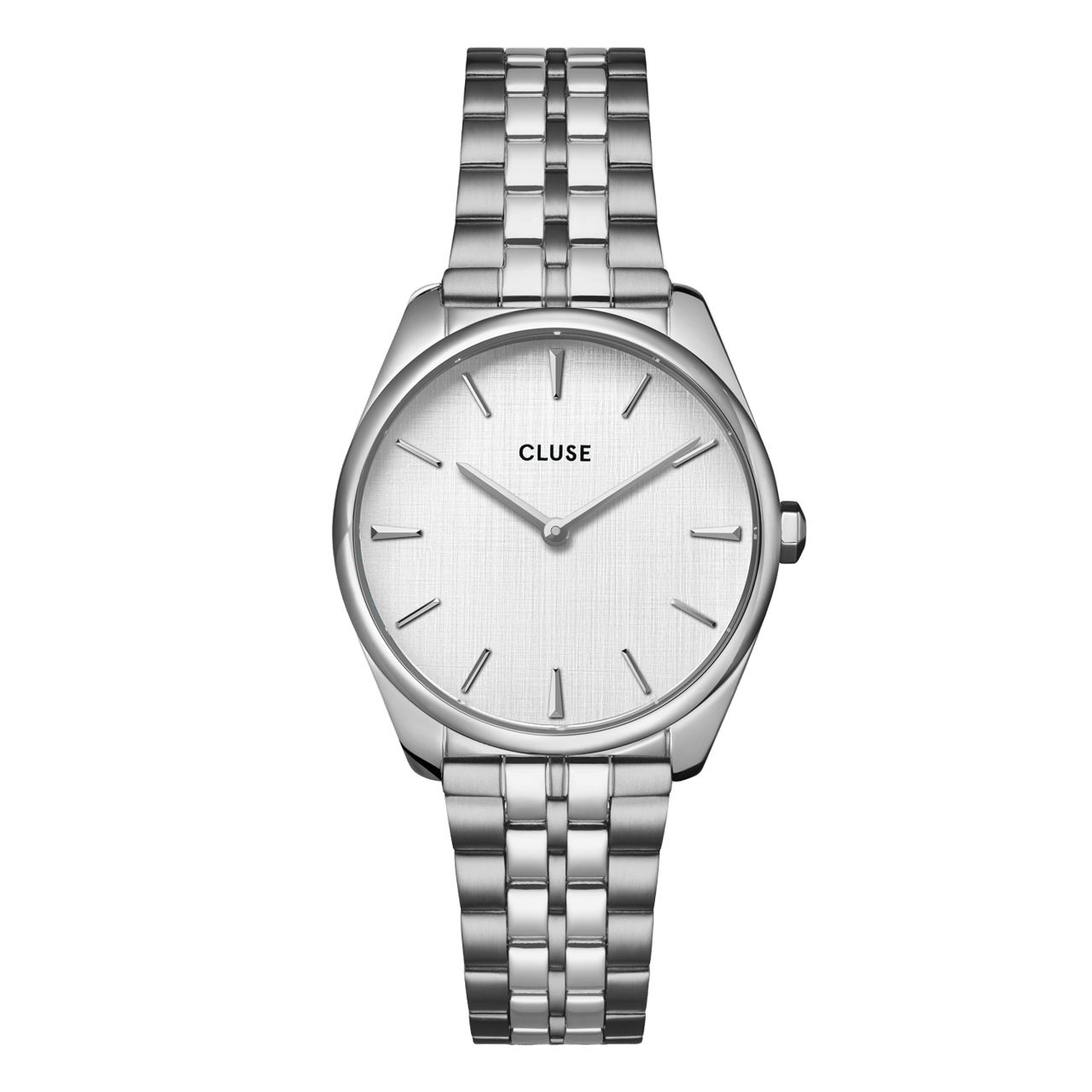 CLUSE - Féroce Petite stalen dameshorloge zilver