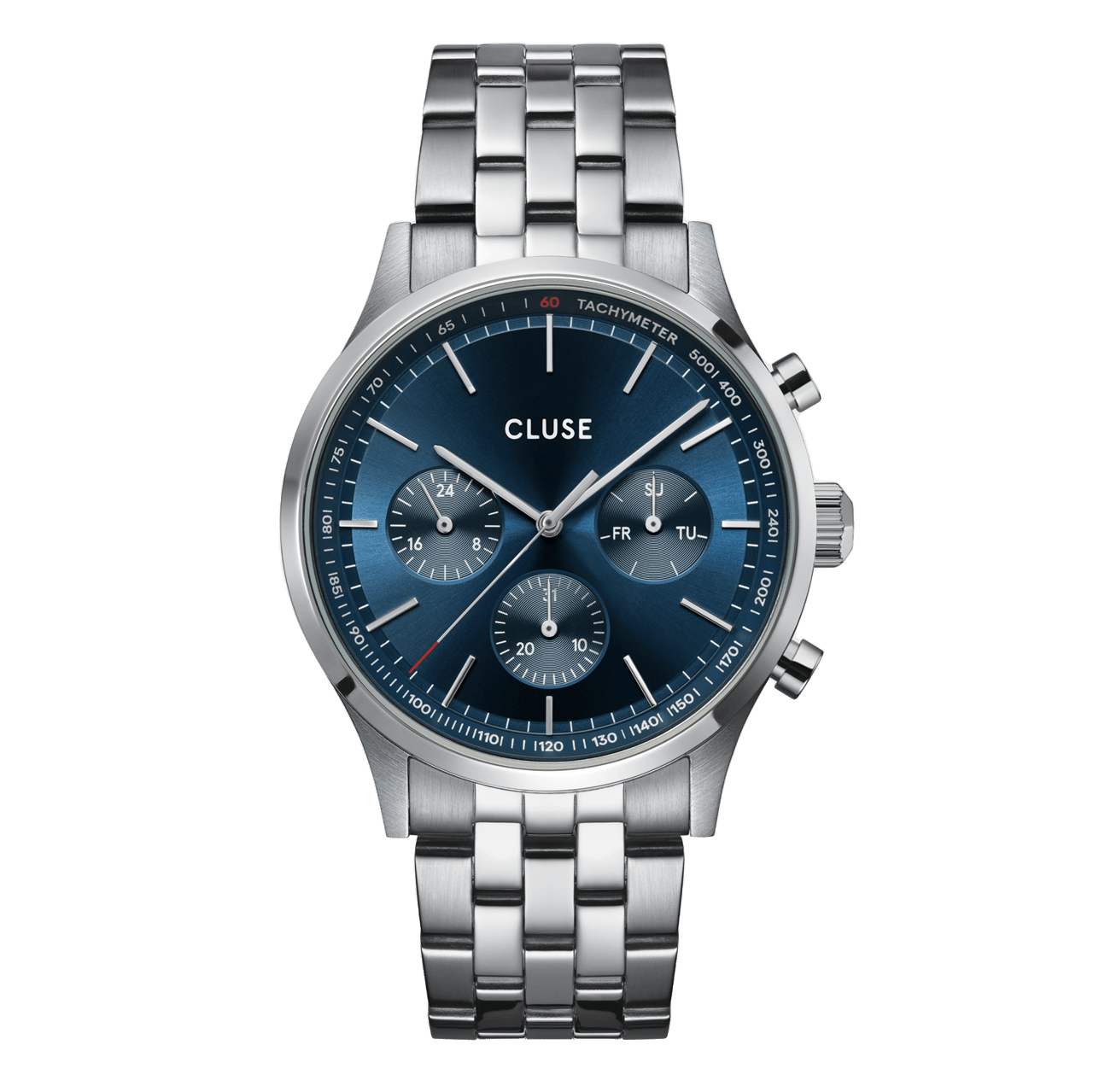 CLUSE – Multifunction „Anthéor“, Armbanduhr für Herren, Blau