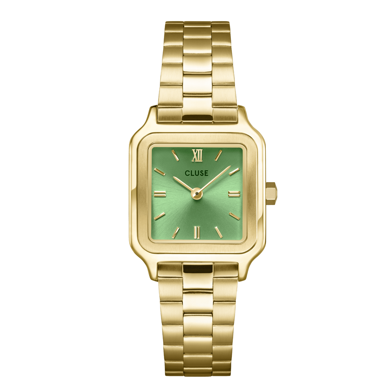 CLUSE – Armbanduhr „Gracieuse Petite“, Gold und Grün