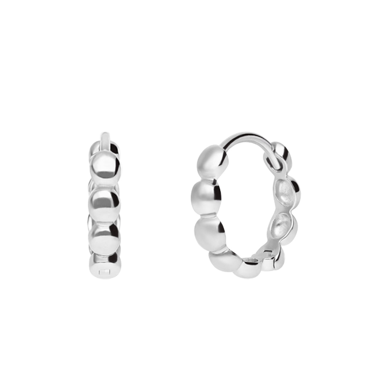 Ohrringe aus 925er Silber, Kugeln