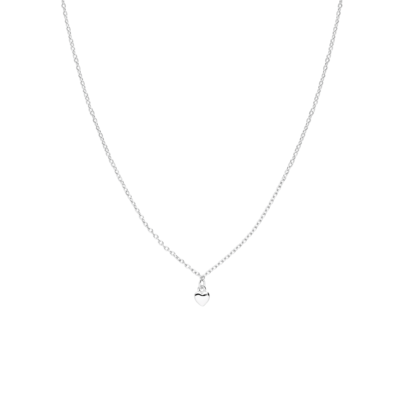 Halskette aus 925er Silber, Herz