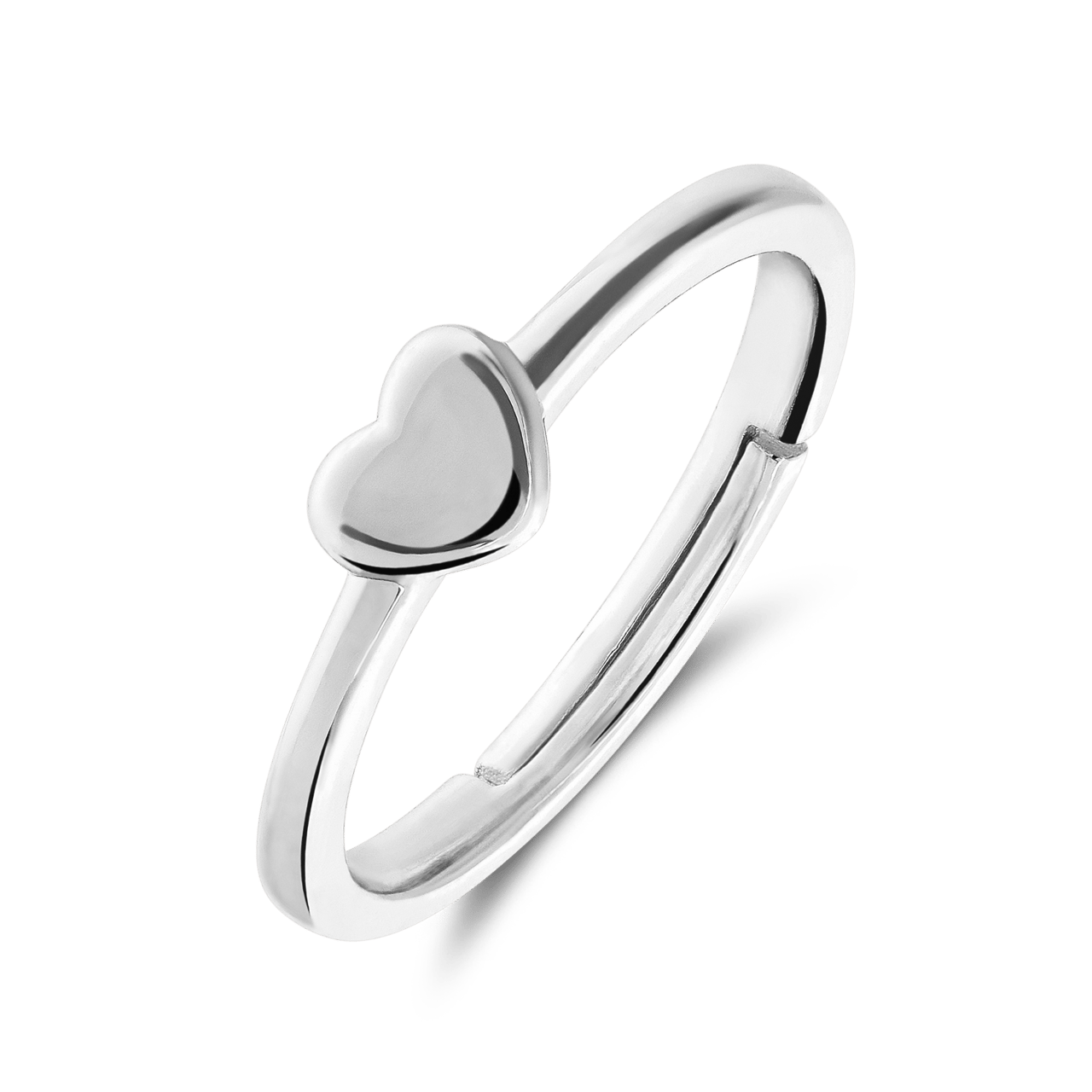Ring aus 925er Silber, Herz