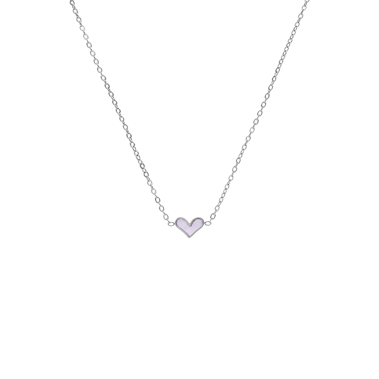 Myla stainless steel ketting met hart voor dames