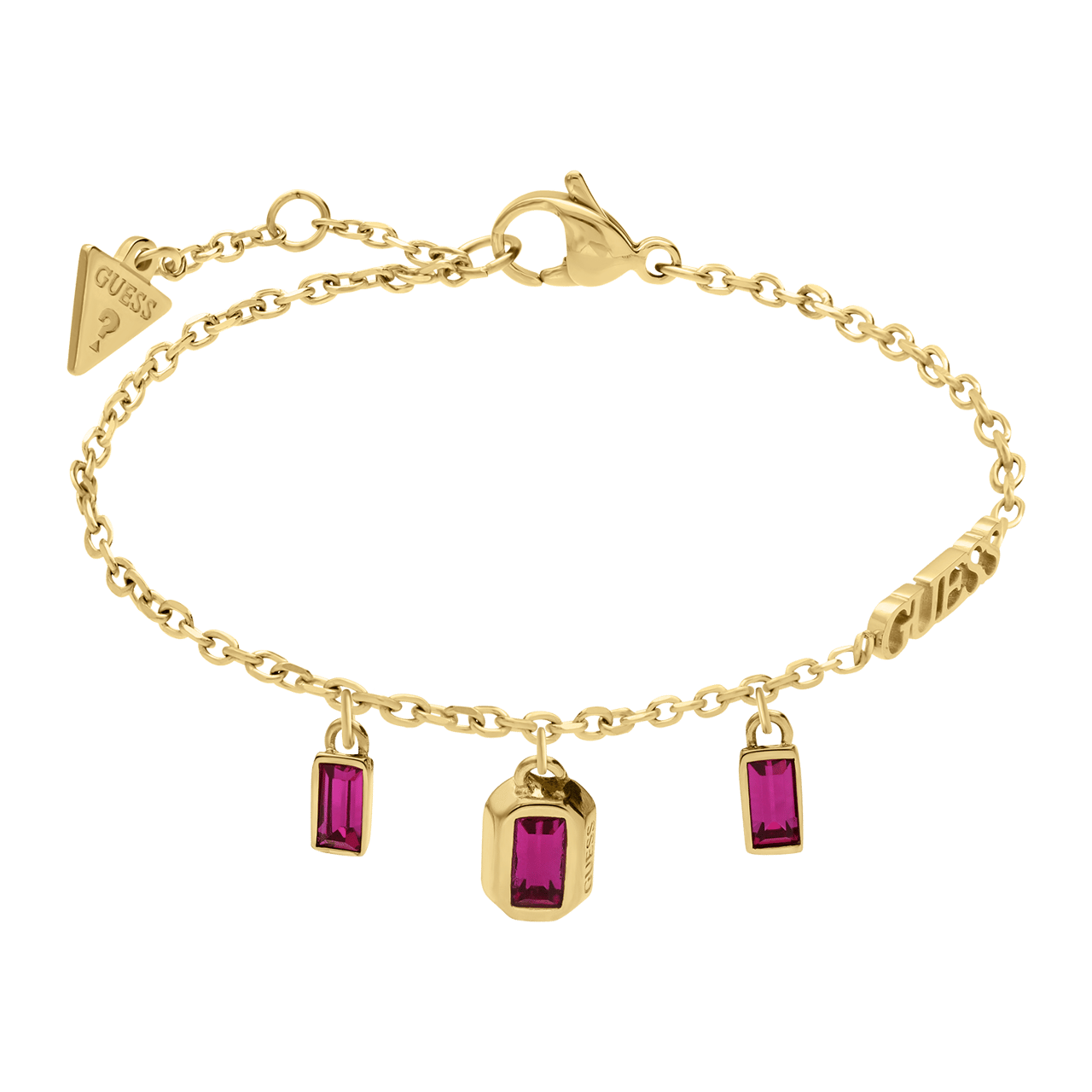 Guess Armband aus Edelstahl, vergoldet, HASHTAG GUESS