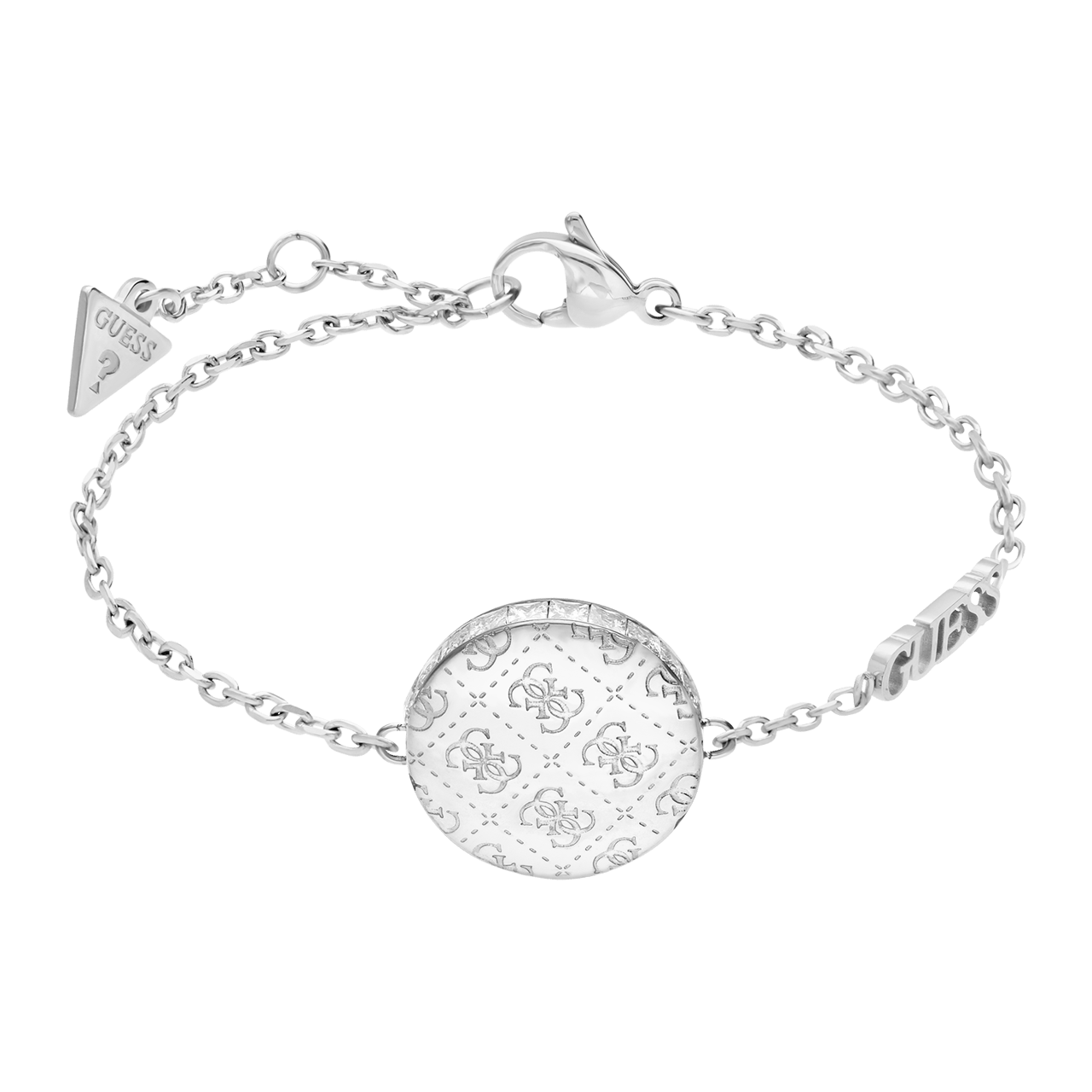 Guess stainless steel goldplated fantasiearmband voor dames