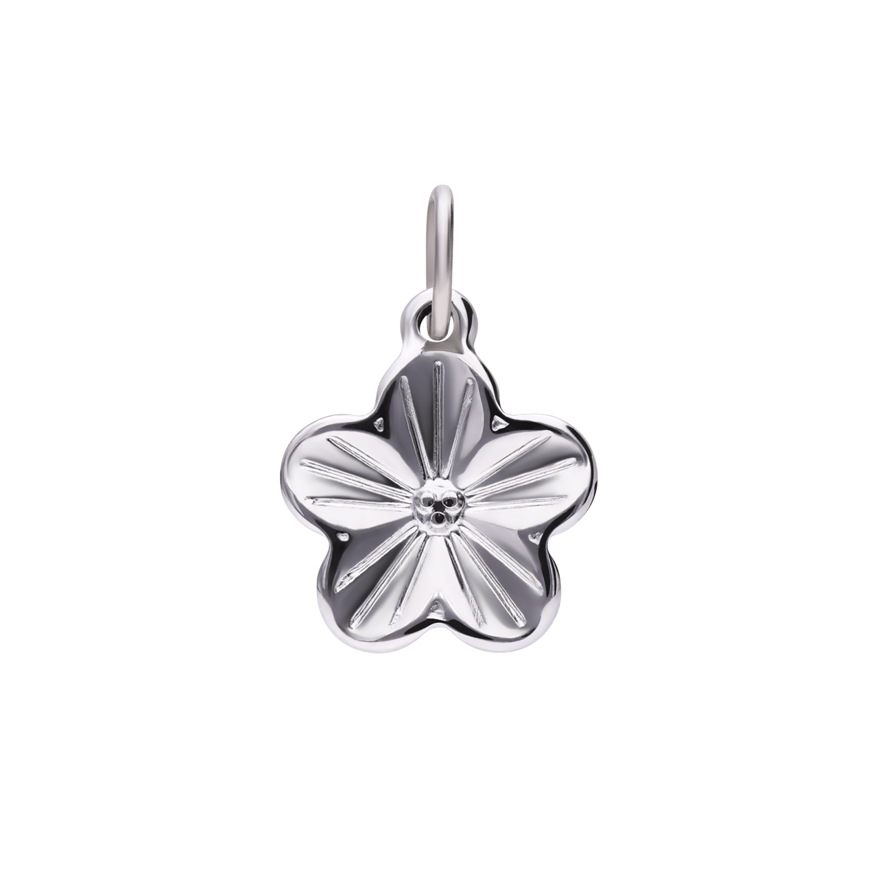 Charm aus Edelstahl, Blume