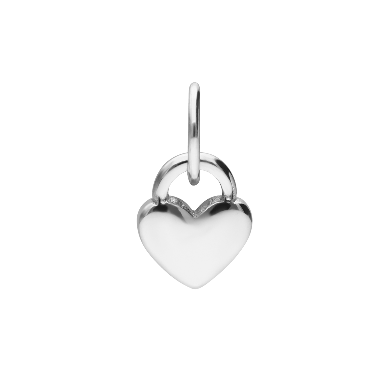 Charm aus Edelstahl, Herz