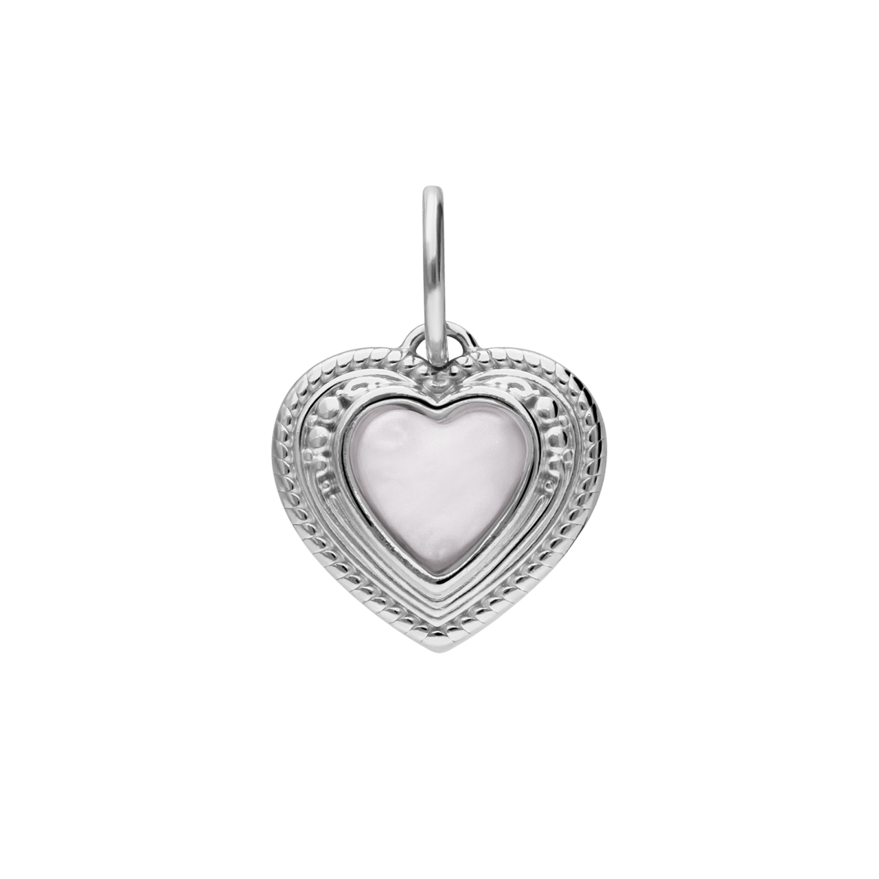 Charm aus Edelstahl, Herz