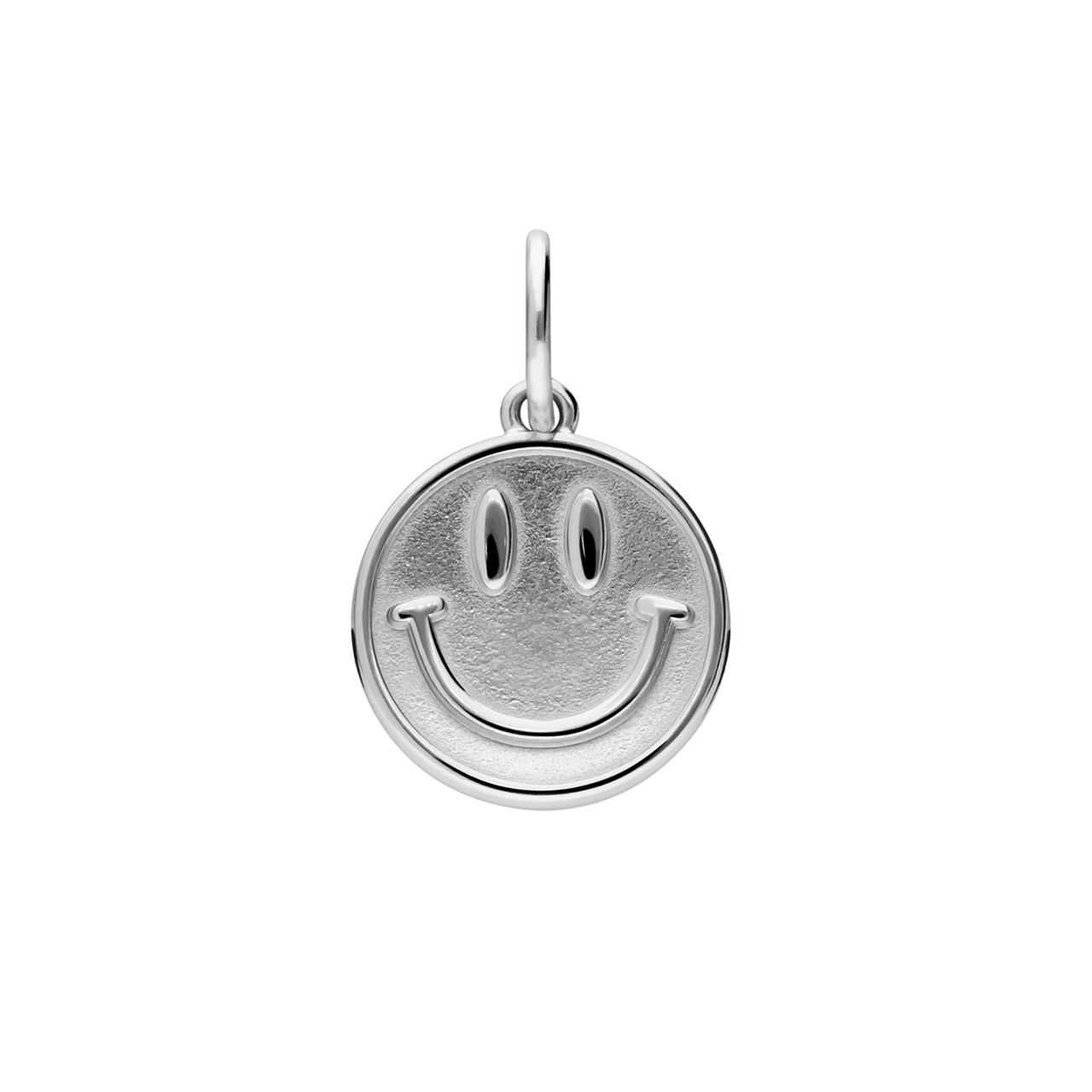 Charm aus Edelstahl, Smiley