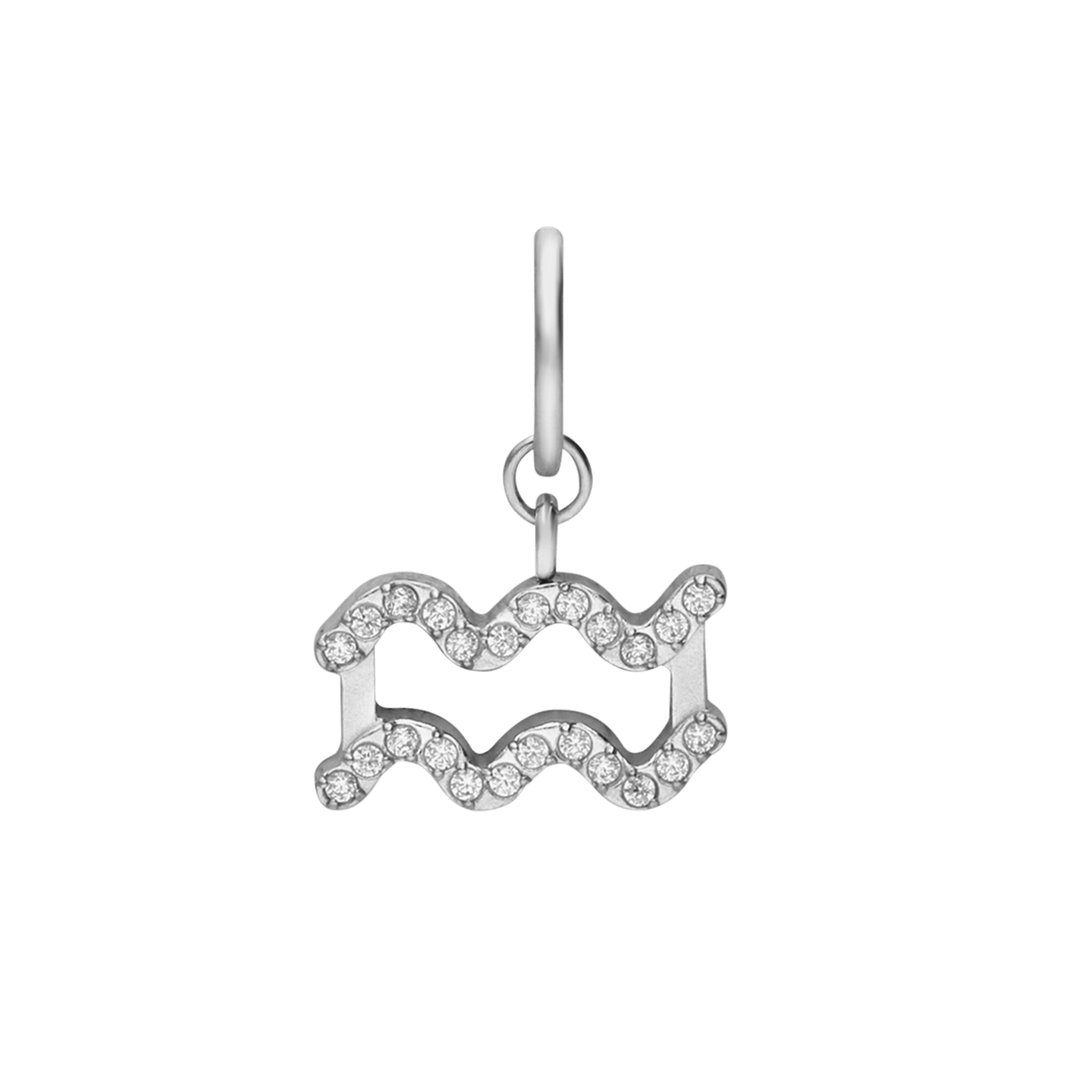 Charm aus Edelstahl, Wassermann