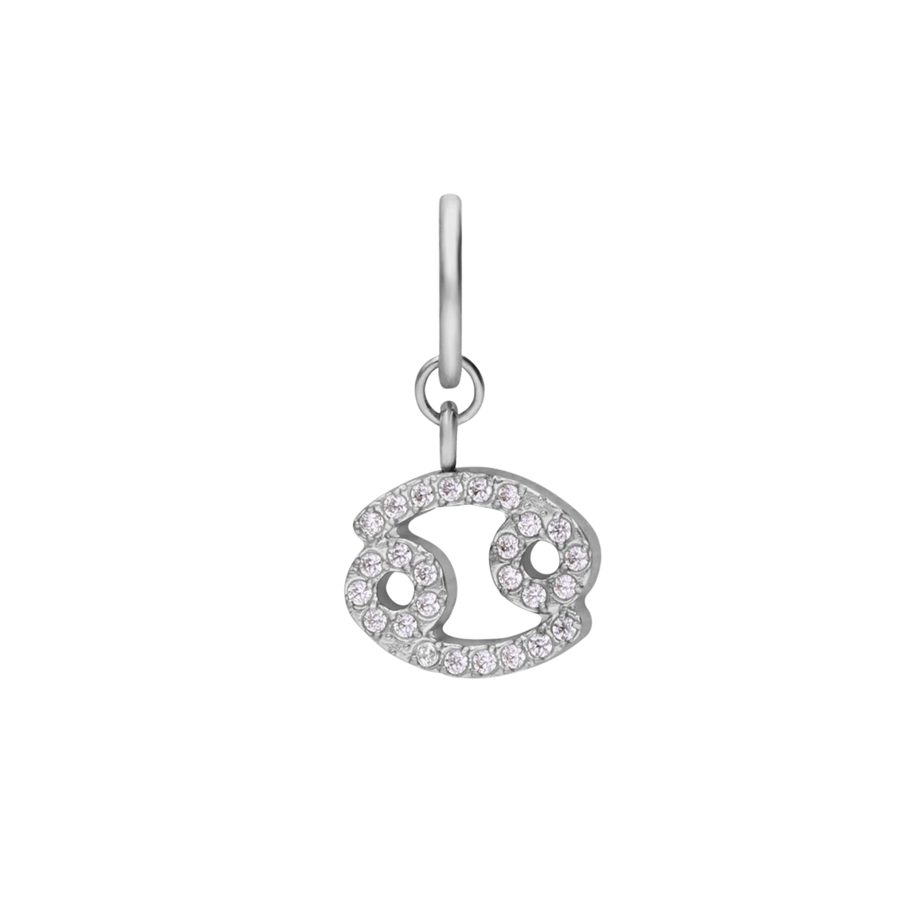 Charm aus Edelstahl, Krebs