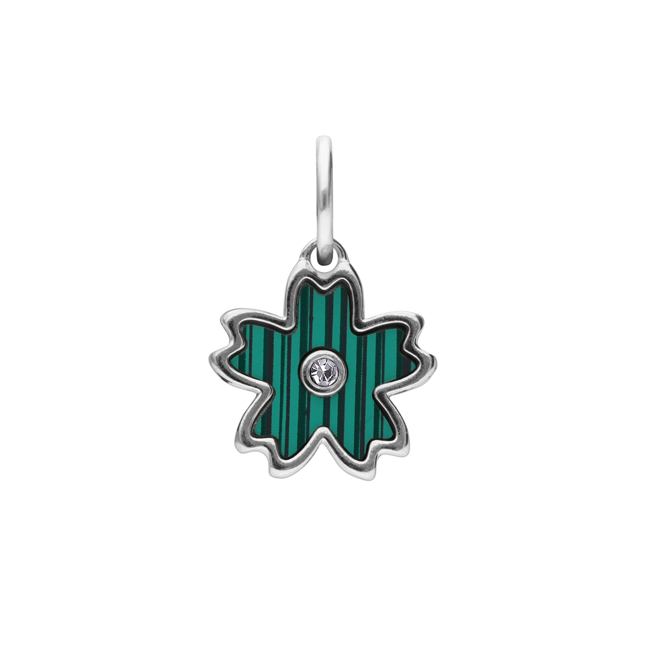 Charm aus Edelstahl, Blatt