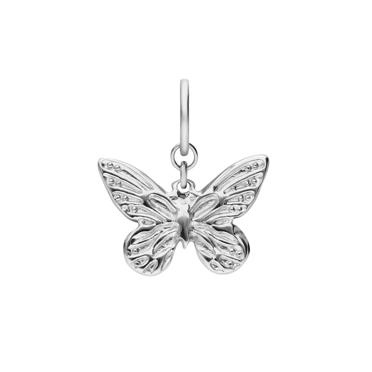 Charm aus Edelstahl, Schmetterling