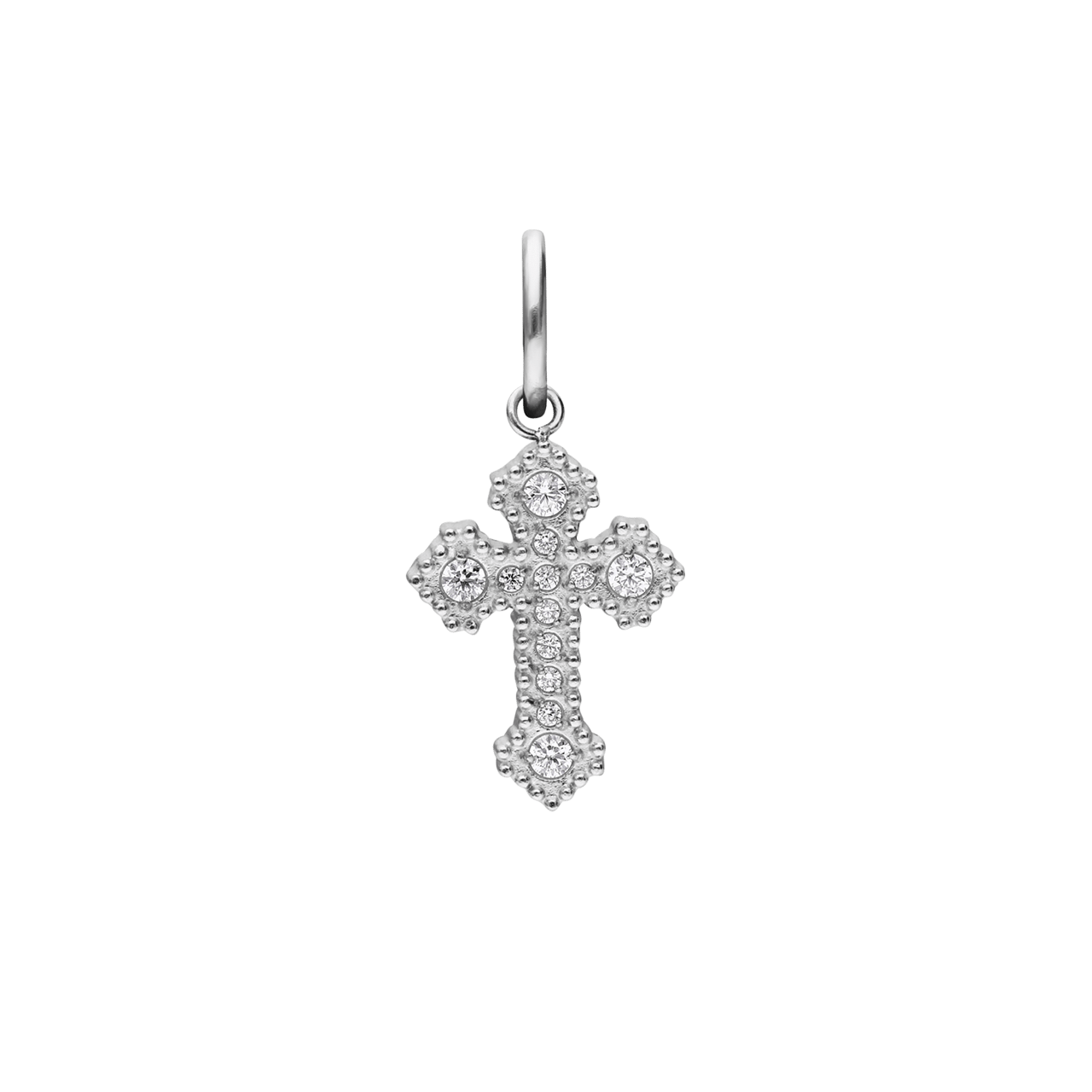 Charm aus Edelstahl, Kreuz