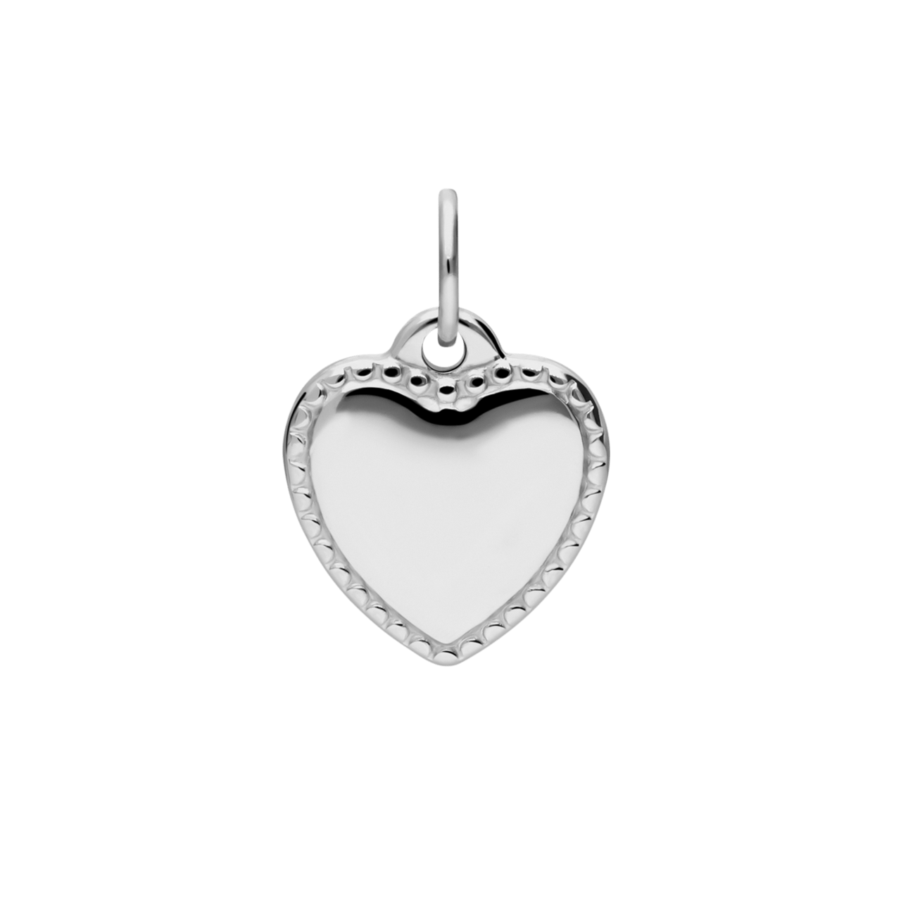 Charm aus Edelstahl, Herz