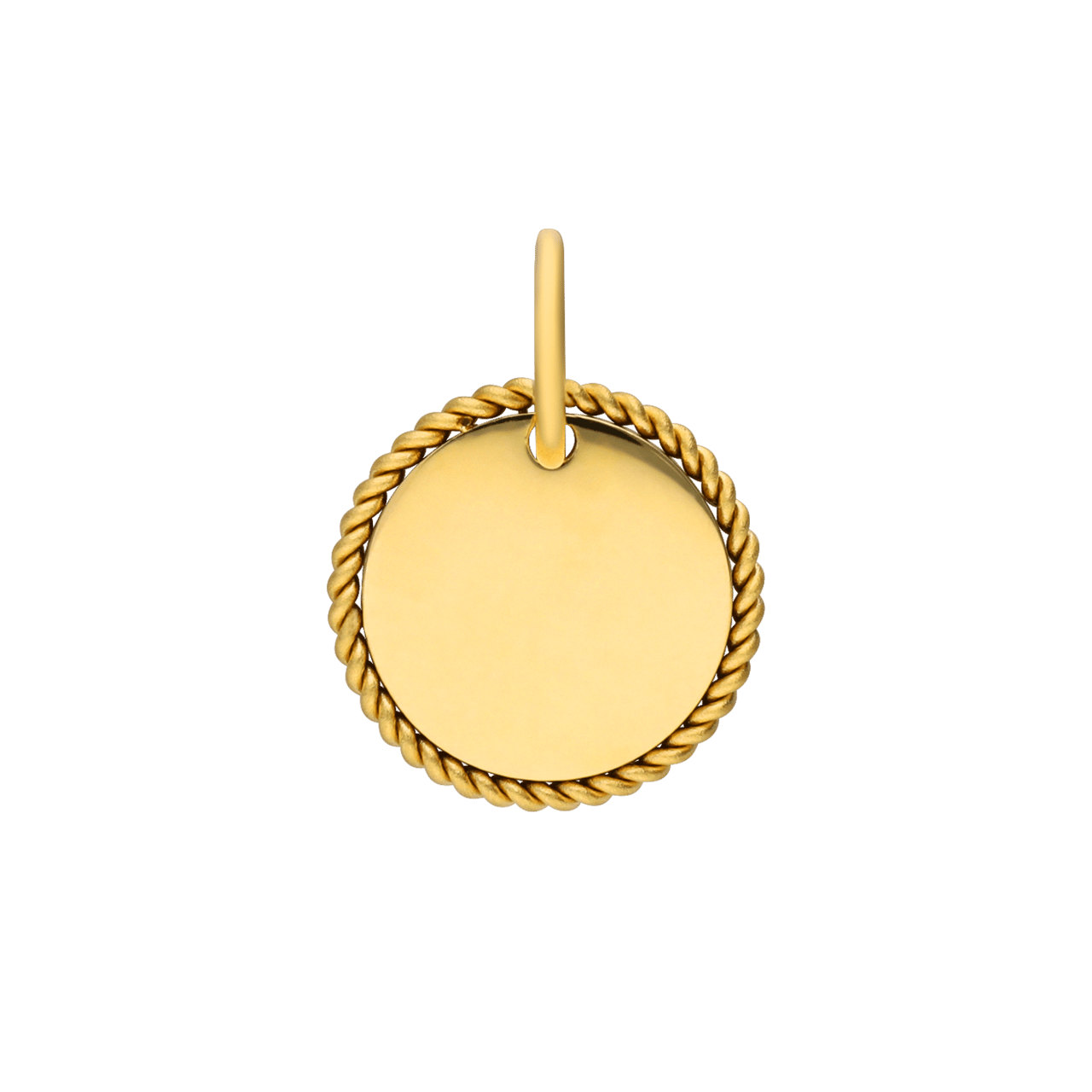 Stalen goldplated graveerplaat voor dames