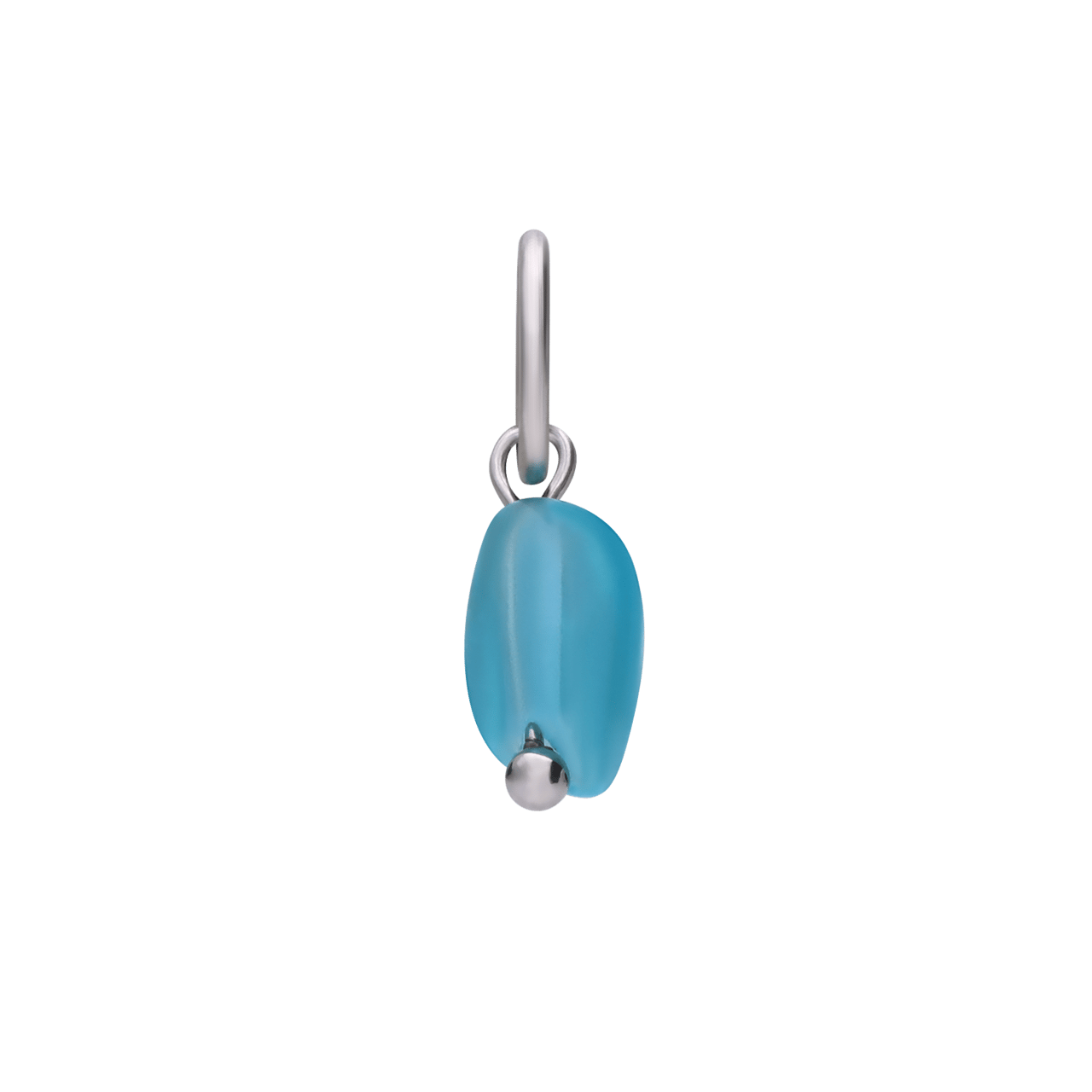 Stainless steel bedel met apatiet