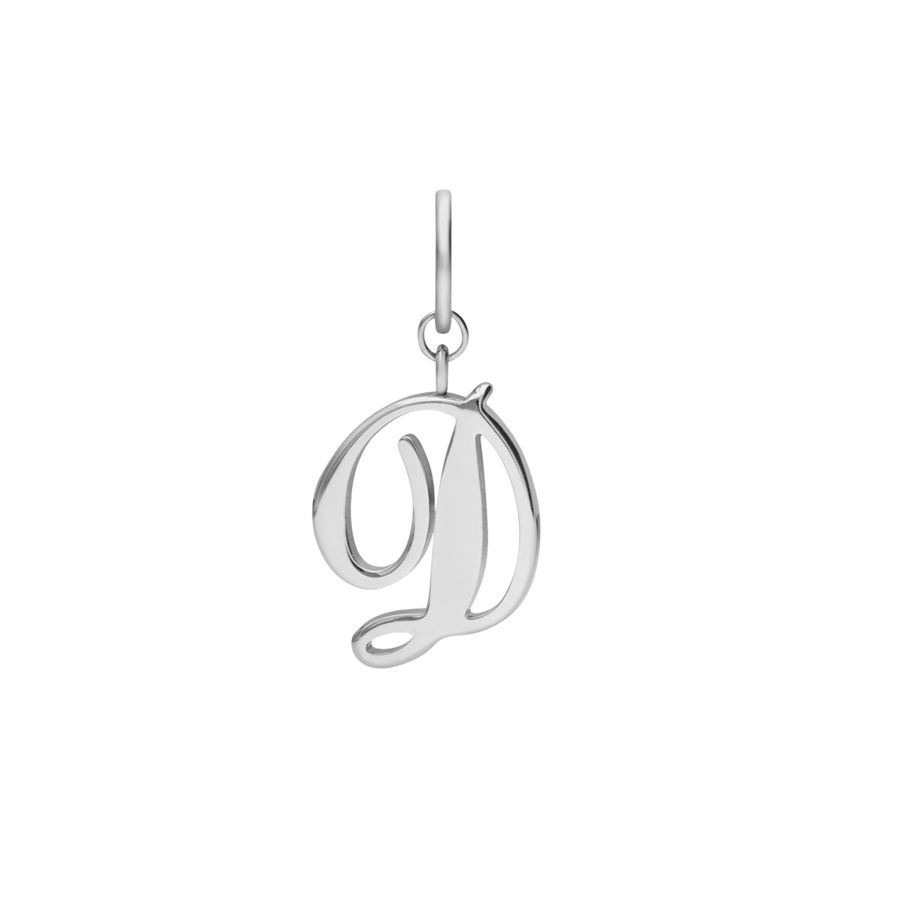 Charm aus Edelstahl, Buchstabe