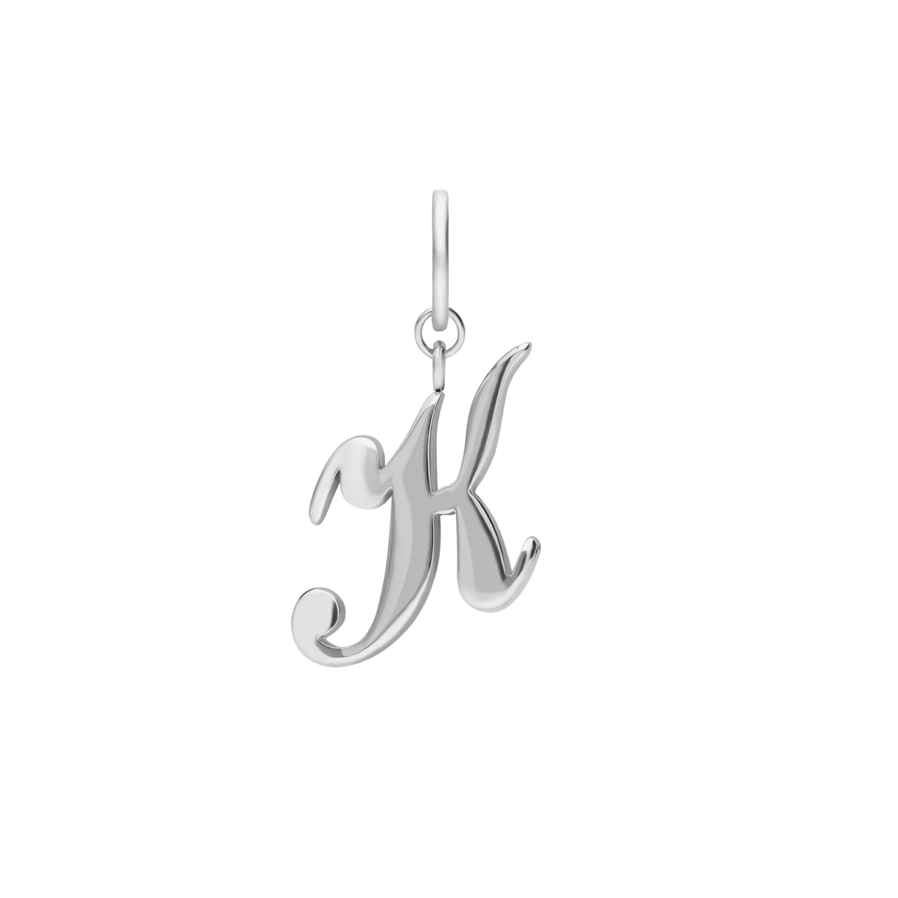 Charm aus Edelstahl, Buchstabe