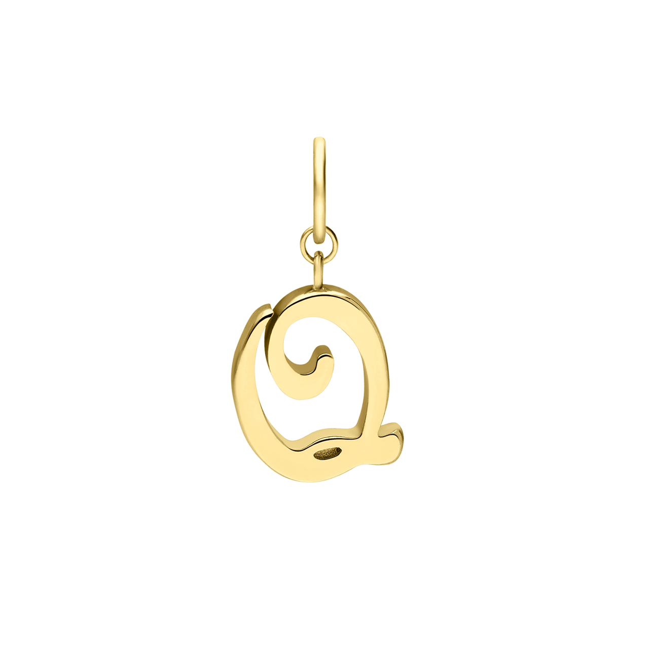 Stainless steel goldplated bedel letter