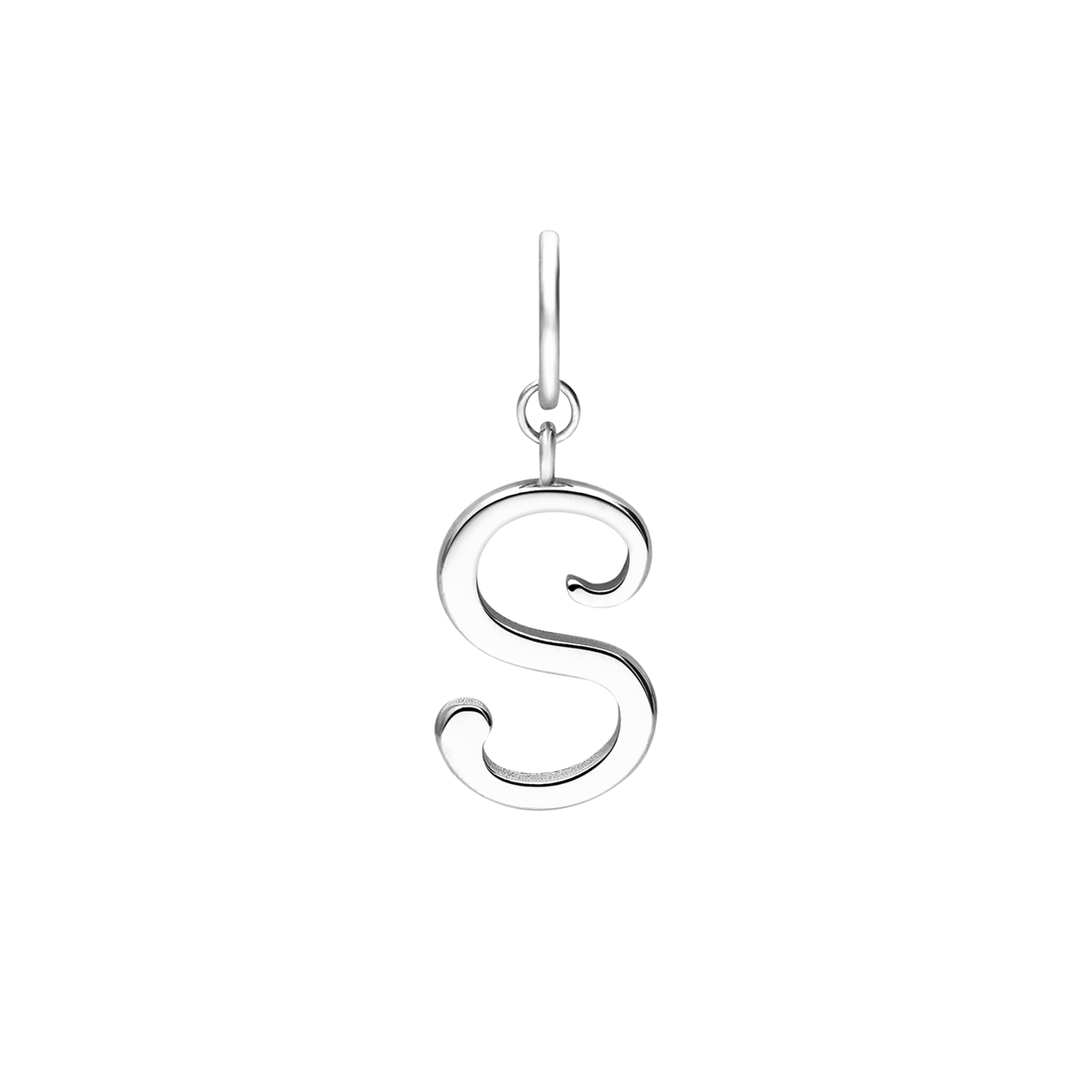 Charm aus Edelstahl, Buchstabe