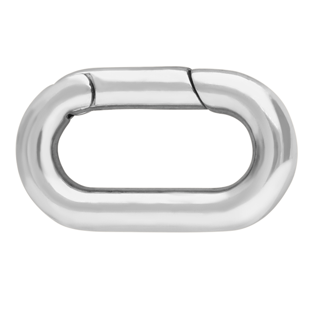 Stainless steel bedel sluiting ovaal