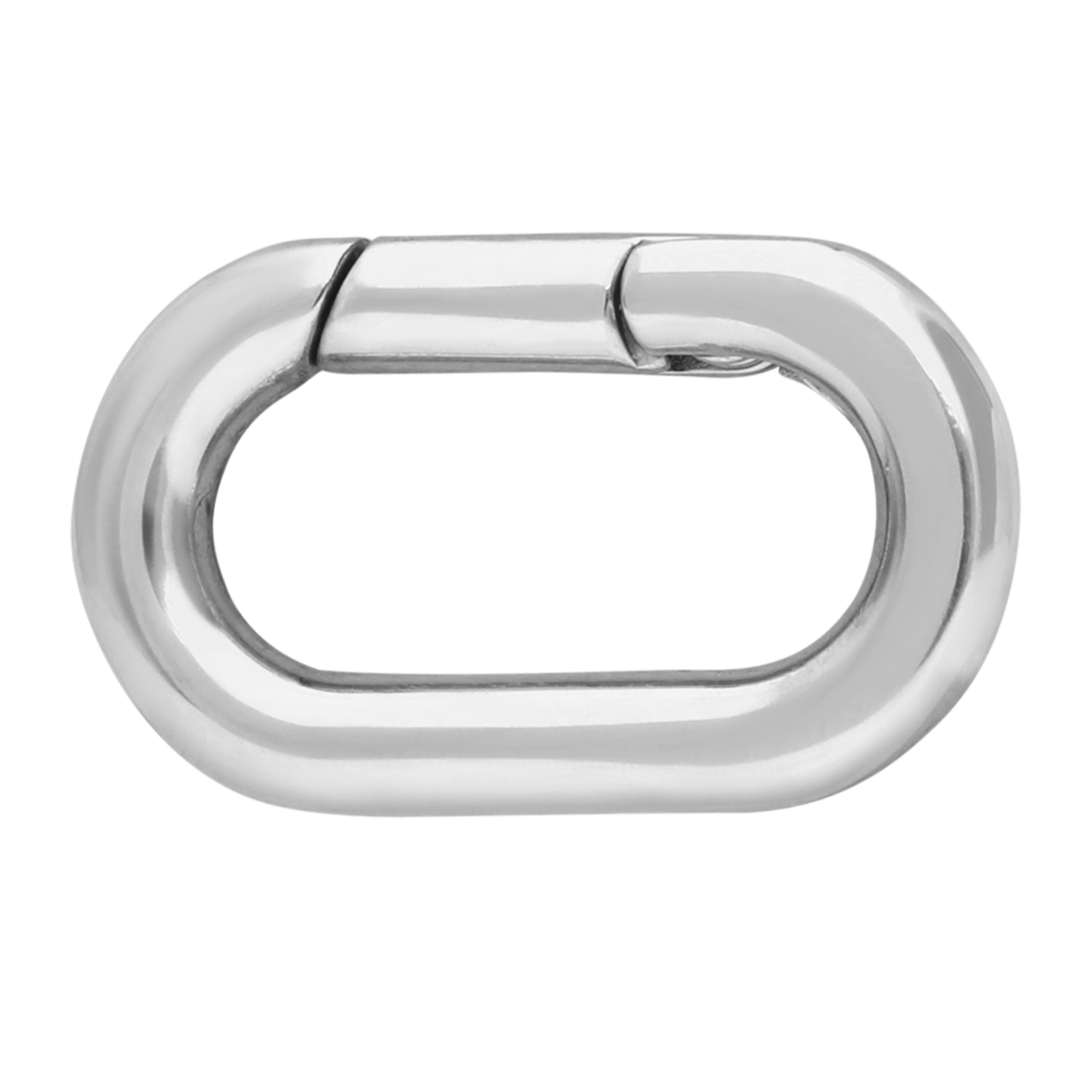 Stainless steel bedel sluiting ovaal